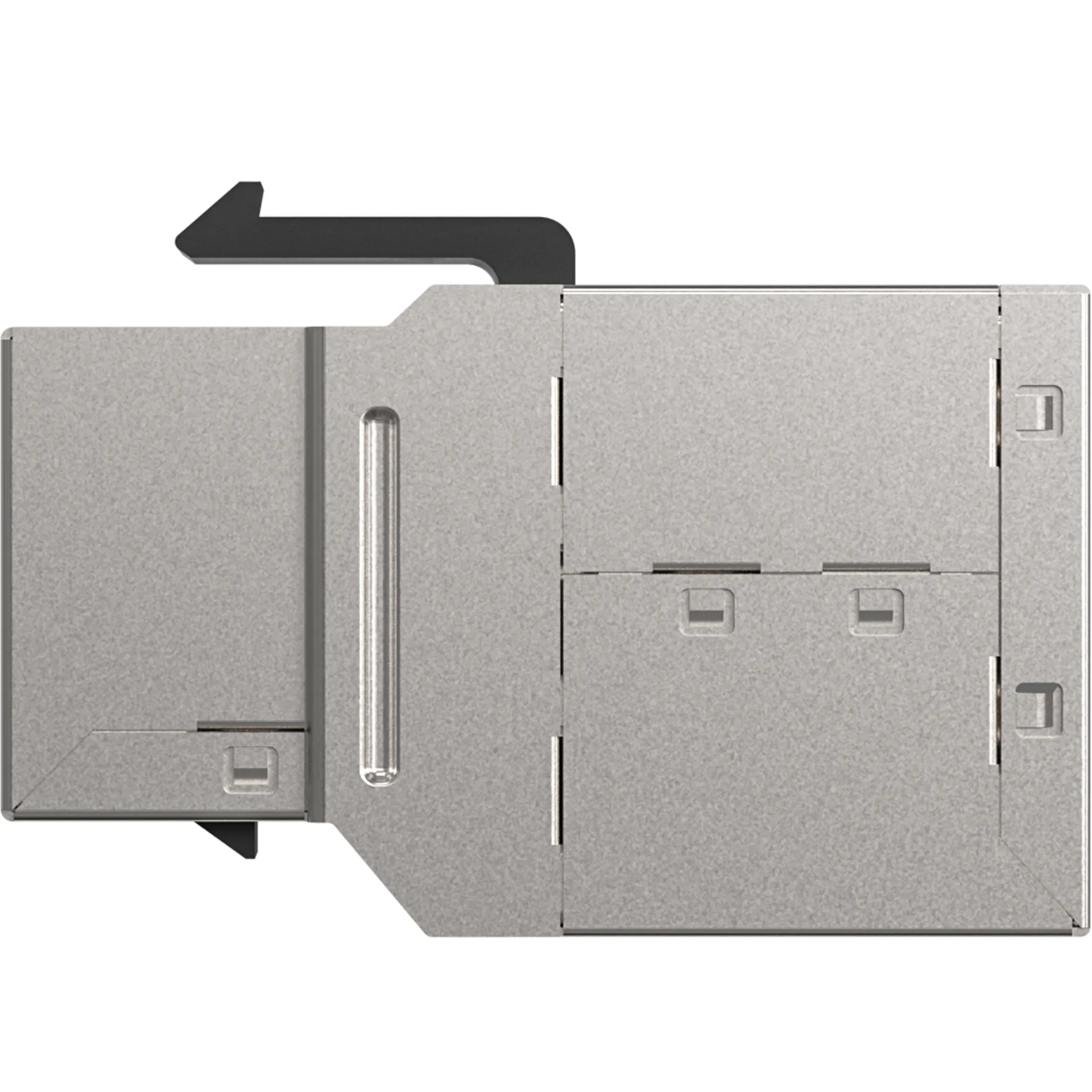 Keystone Einbauadapter RJ45 STP, Cat.6 – Ansicht 3