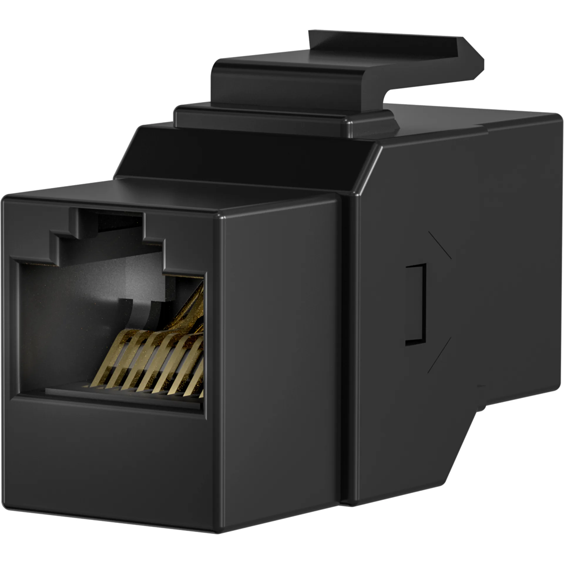 Keystone Einbauadapter RJ45 UTP Cat.6 – Ansicht 2