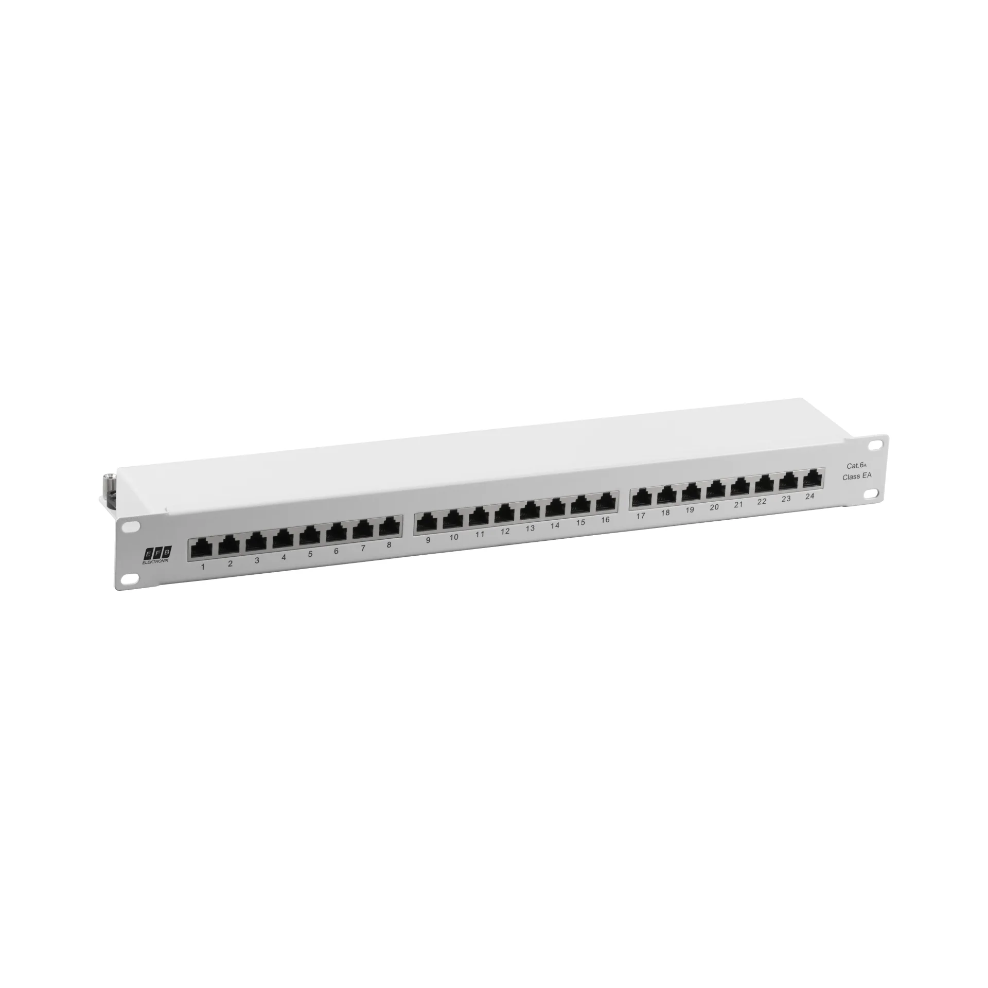 Patchpanel STP 24xRJ45 Cat.6A 19“ 1HE