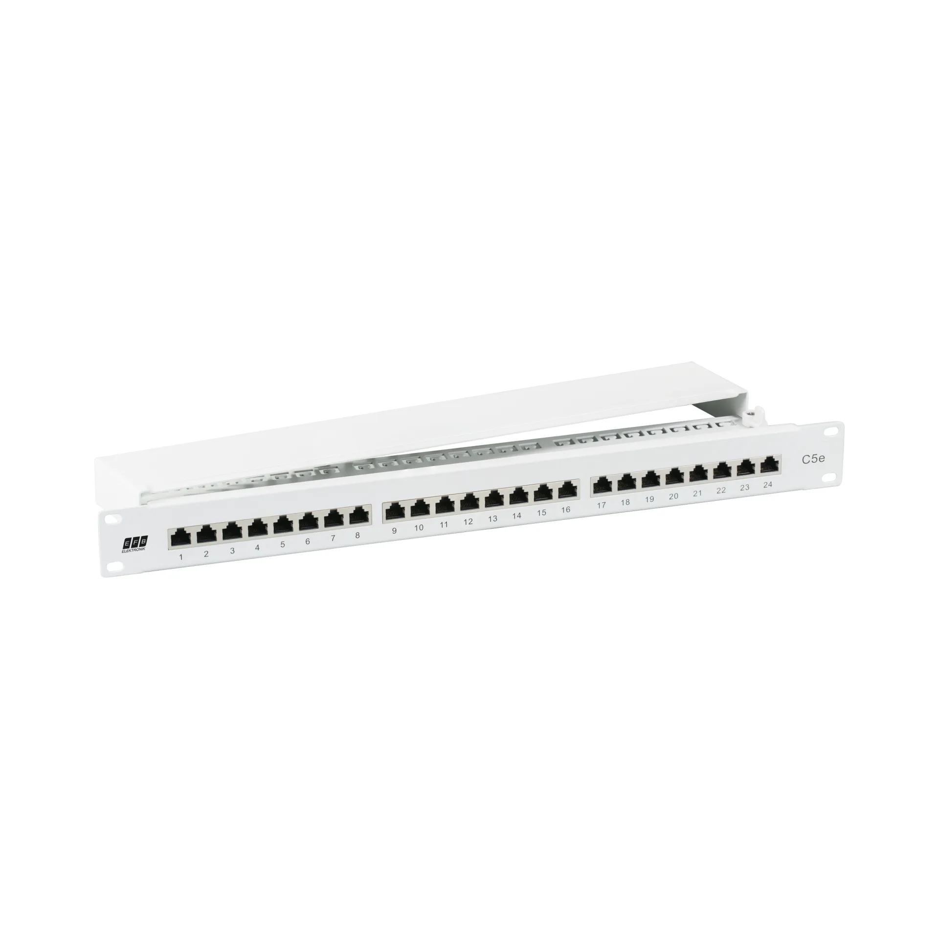 Patchpanel STP 24xRJ45 Cat.5e 19“ 1HE