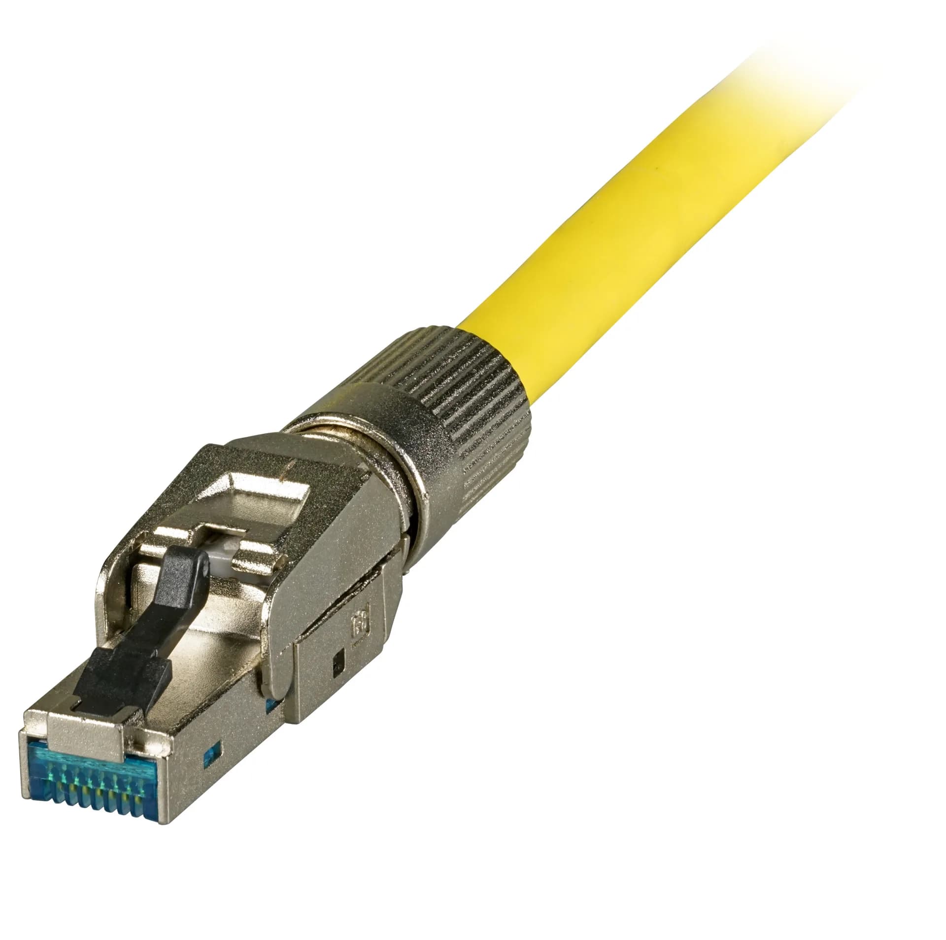 Feldkonfektionierbarer Stecker RJ45 Cat.8 Class 1 AWG22 - 27 Zinkdruckguß