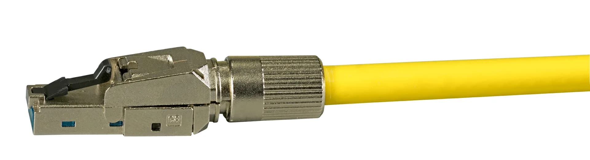 Feldkonfektionierbarer Stecker,RJ45 Cat.8 Class 1 AWG22 - 27, Zinkdruckguß – Ansicht 2