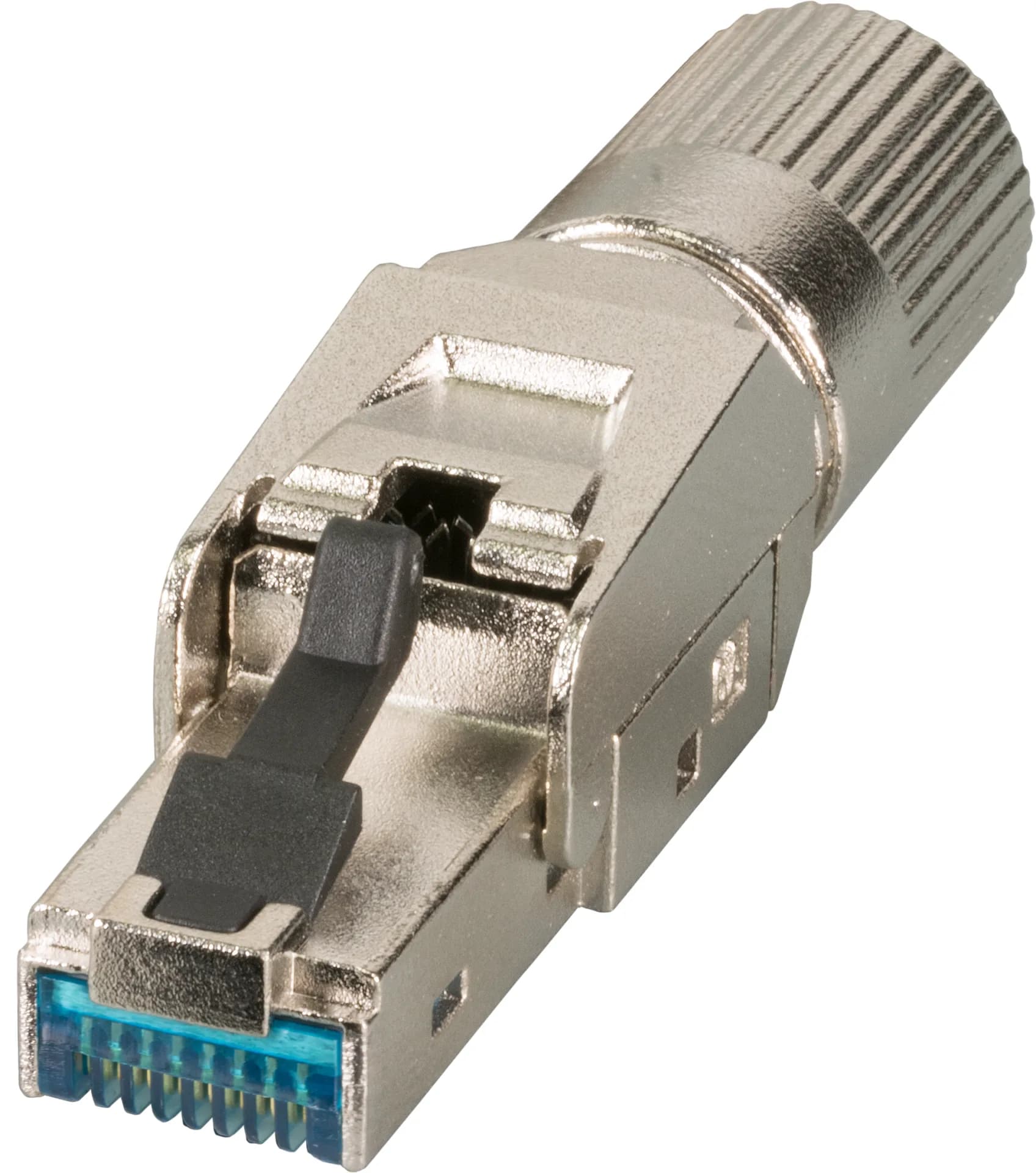 RJ45 Premium Stecker STP, Cat.6A/ClassEA feldkonfektionierbar, vollmetall