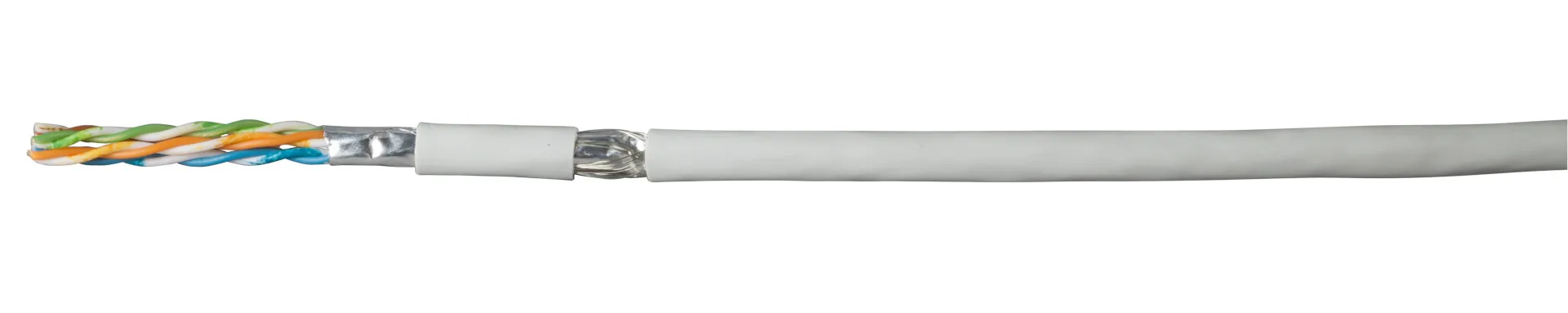 MegaLine D1-20 SF/U flex 4P Y, SPACE Code 20123 PVC, lichtgrau RAL 7035, Meterware – Ansicht 2