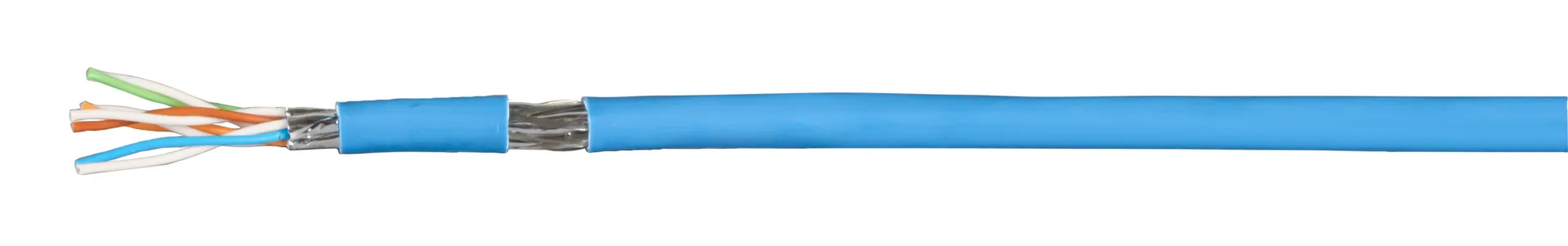 Patchkabel Cat.7 PiMF UC900MHz FLEX SS26 4P, Dca, blau, 100 M