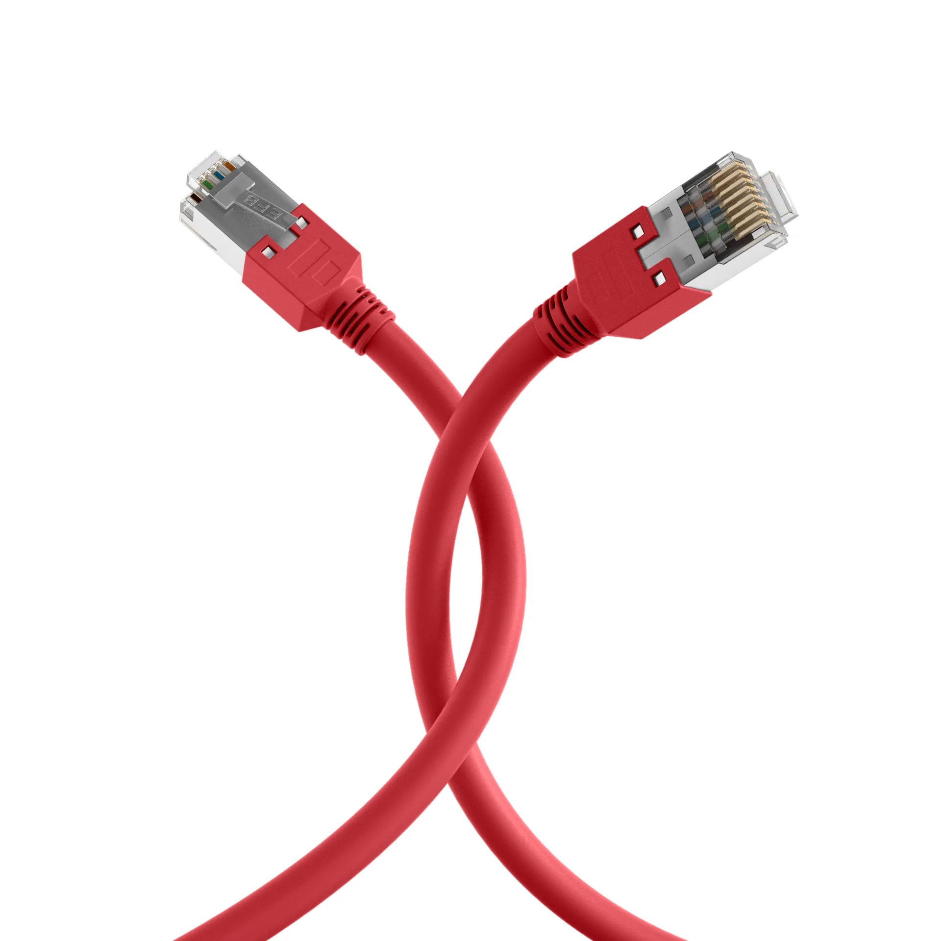 RJ45 Patchkabel Cat.5e SF/UTP LSZH Draka UC300 TM11 crossed rot 5m – Ansicht 4
