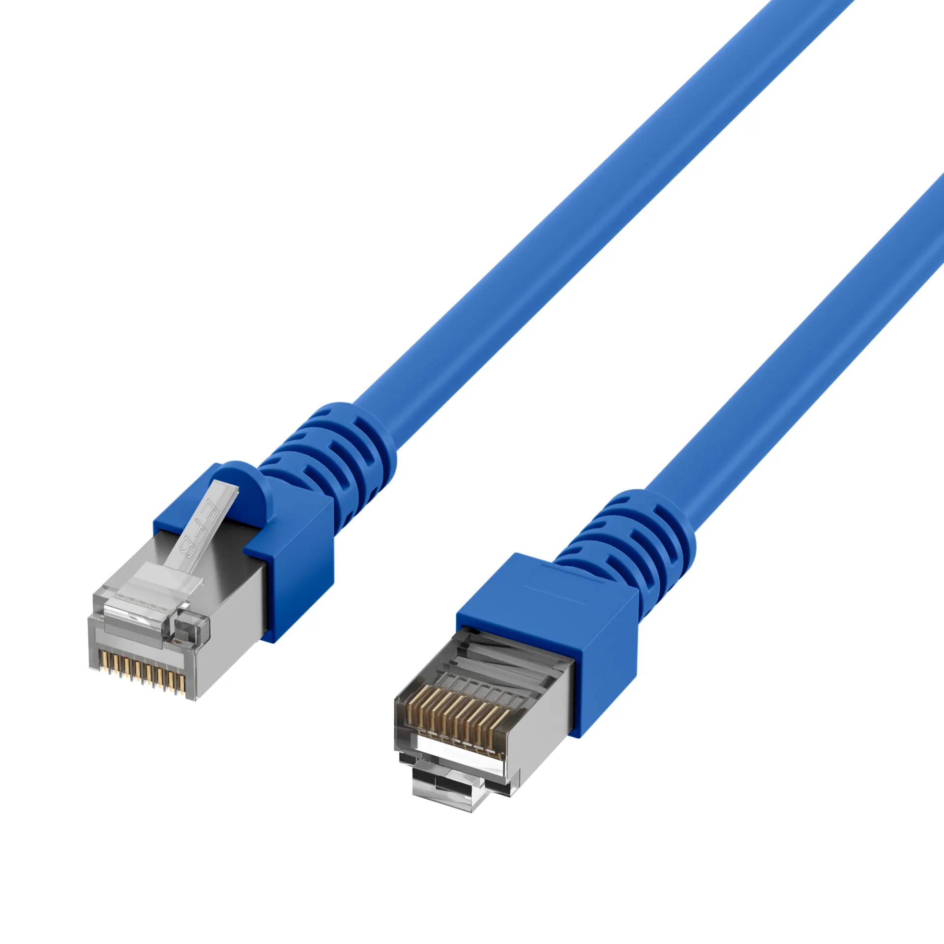 RJ45 Patchkabel Cat.5e SF/UTP PVC CCA blau 5m – Ansicht 3