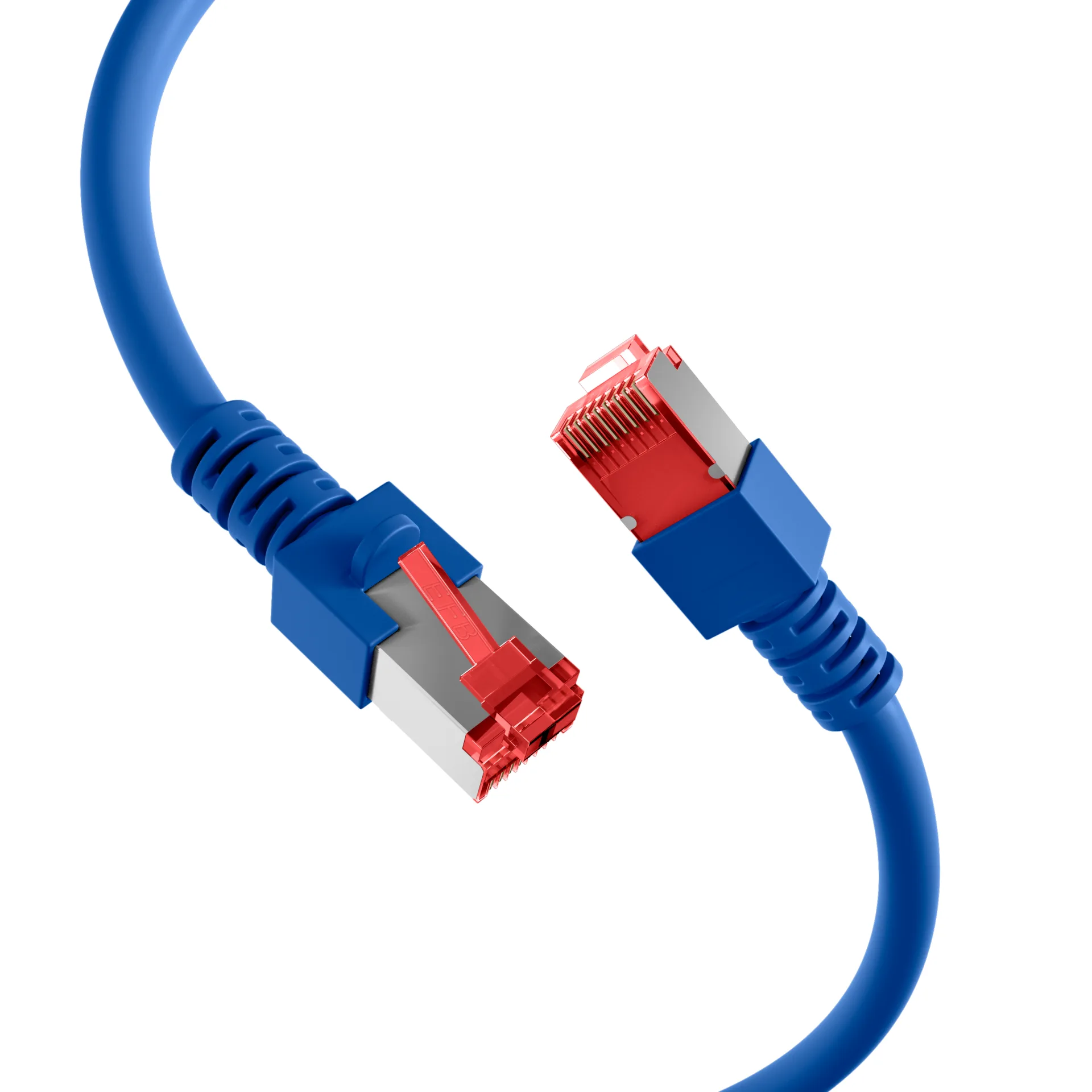 RJ45 Patchkabel Cat.6 S/FTP LSZH blau 5m – Ansicht 2