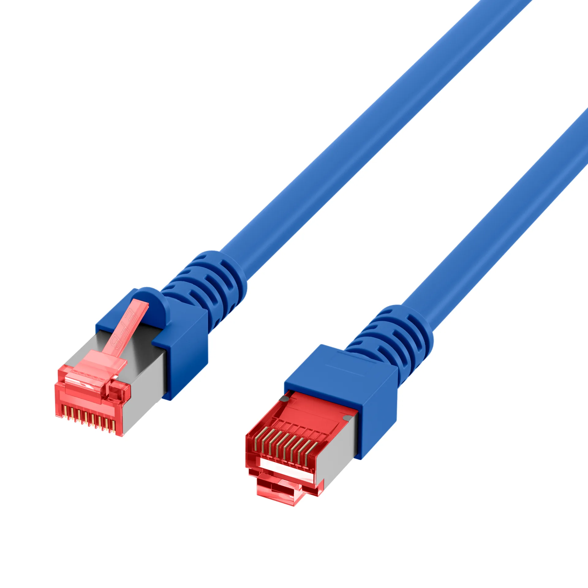 RJ45 Patchkabel Cat.6 S/FTP LSZH blau 5m – Ansicht 3