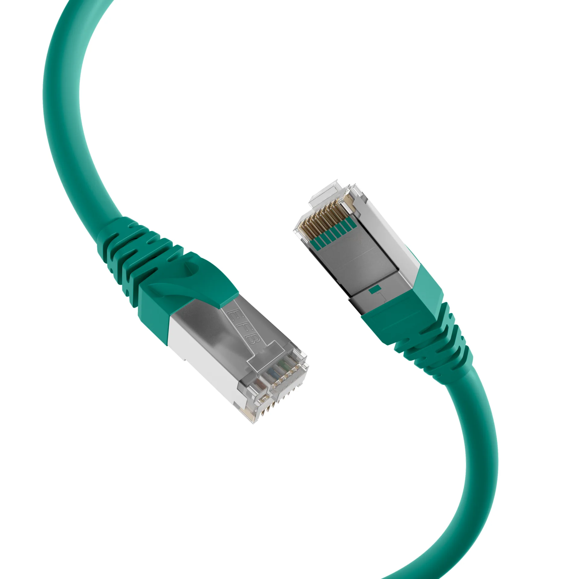 RJ45 Patchkabel Cat.5e SF/UTP PUR RAL6018 grün 5m – Ansicht 2