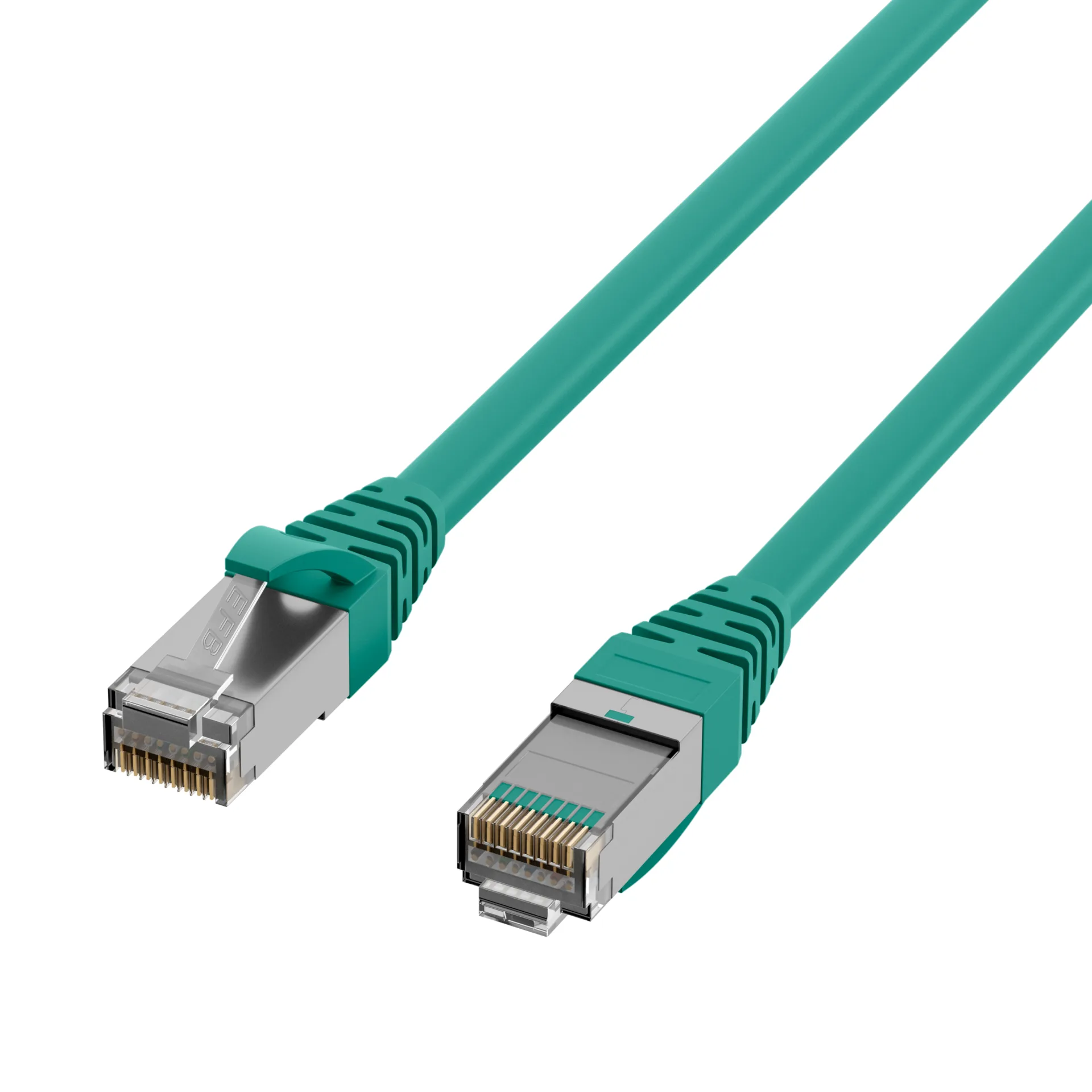 RJ45 Patchkabel Cat.5e SF/UTP PUR RAL6018 grün 5m – Ansicht 3
