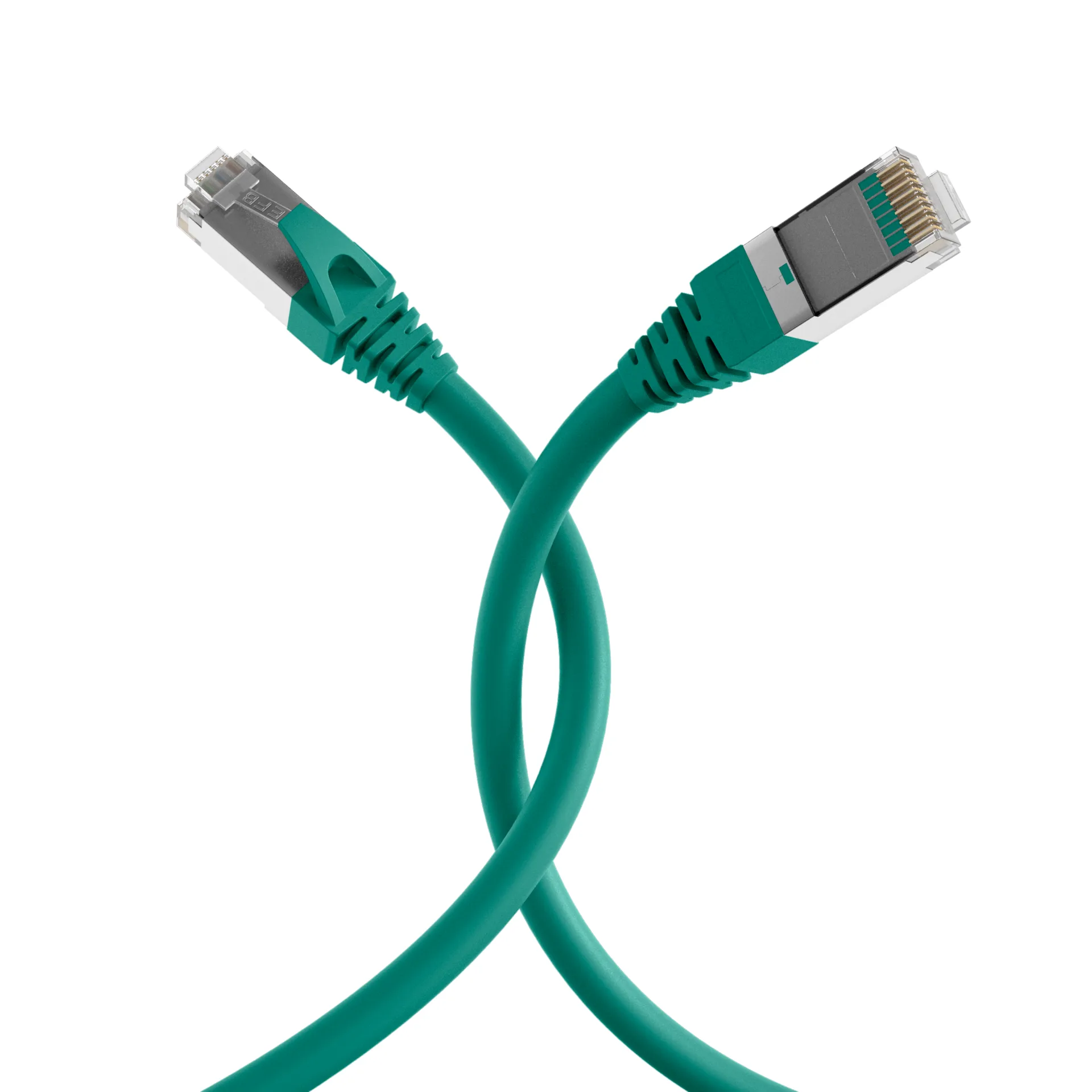 RJ45 Patchkabel Cat.5e SF/UTP PUR RAL6018 grün 5m – Ansicht 4