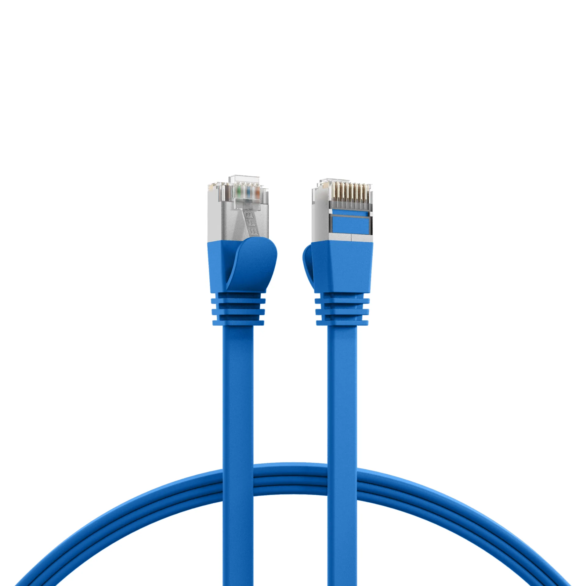 RJ45 Flachpatchkabel Cat.6A U/FTP PVC