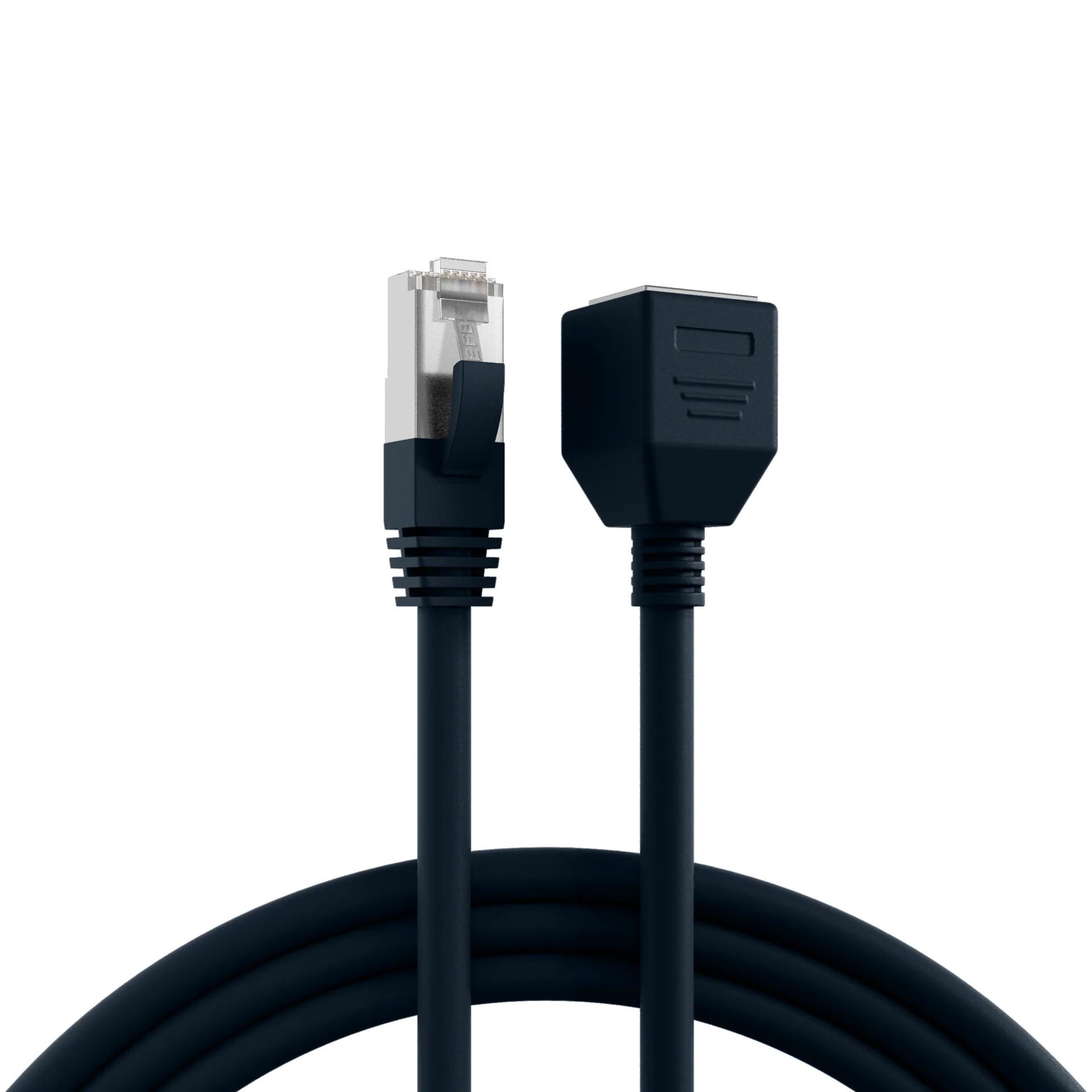 RJ45 Patchkabelverl. Cat.6A S/FTP LSZH AWG26 schwarz 5m