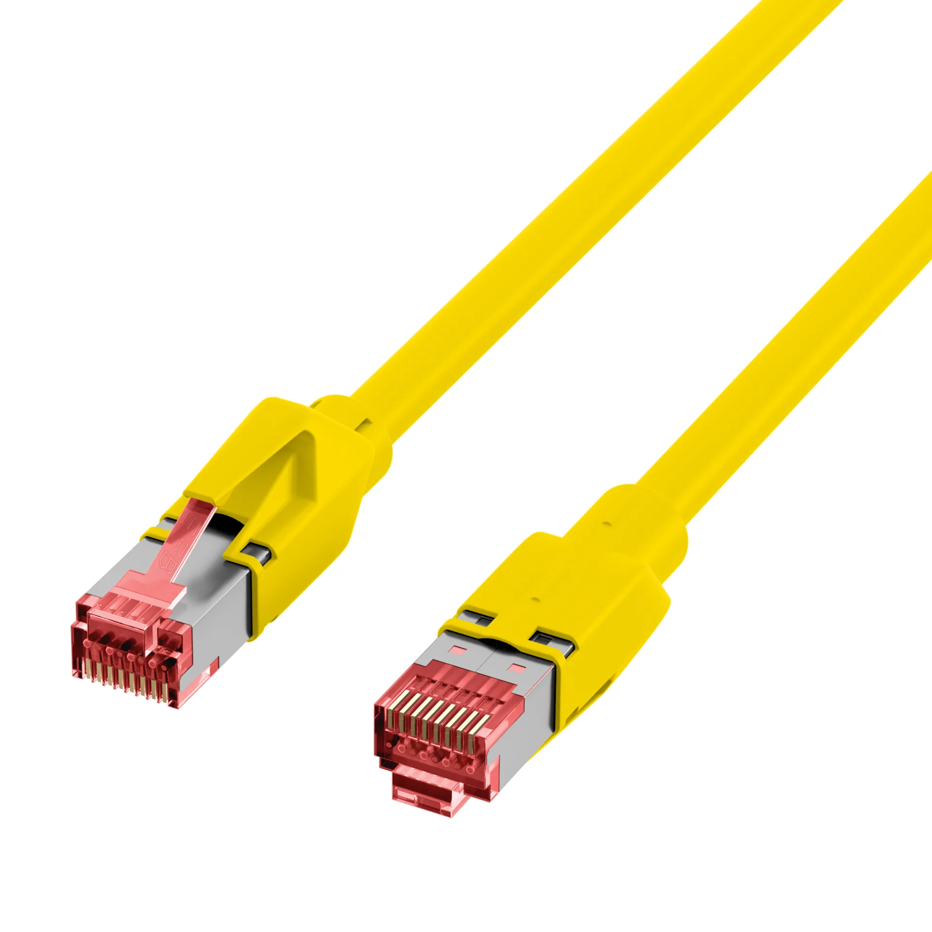 RJ45 Patchkabel Cat.5e S/UTP PUR TM21 schleppfähig gelb 5m – Ansicht 3