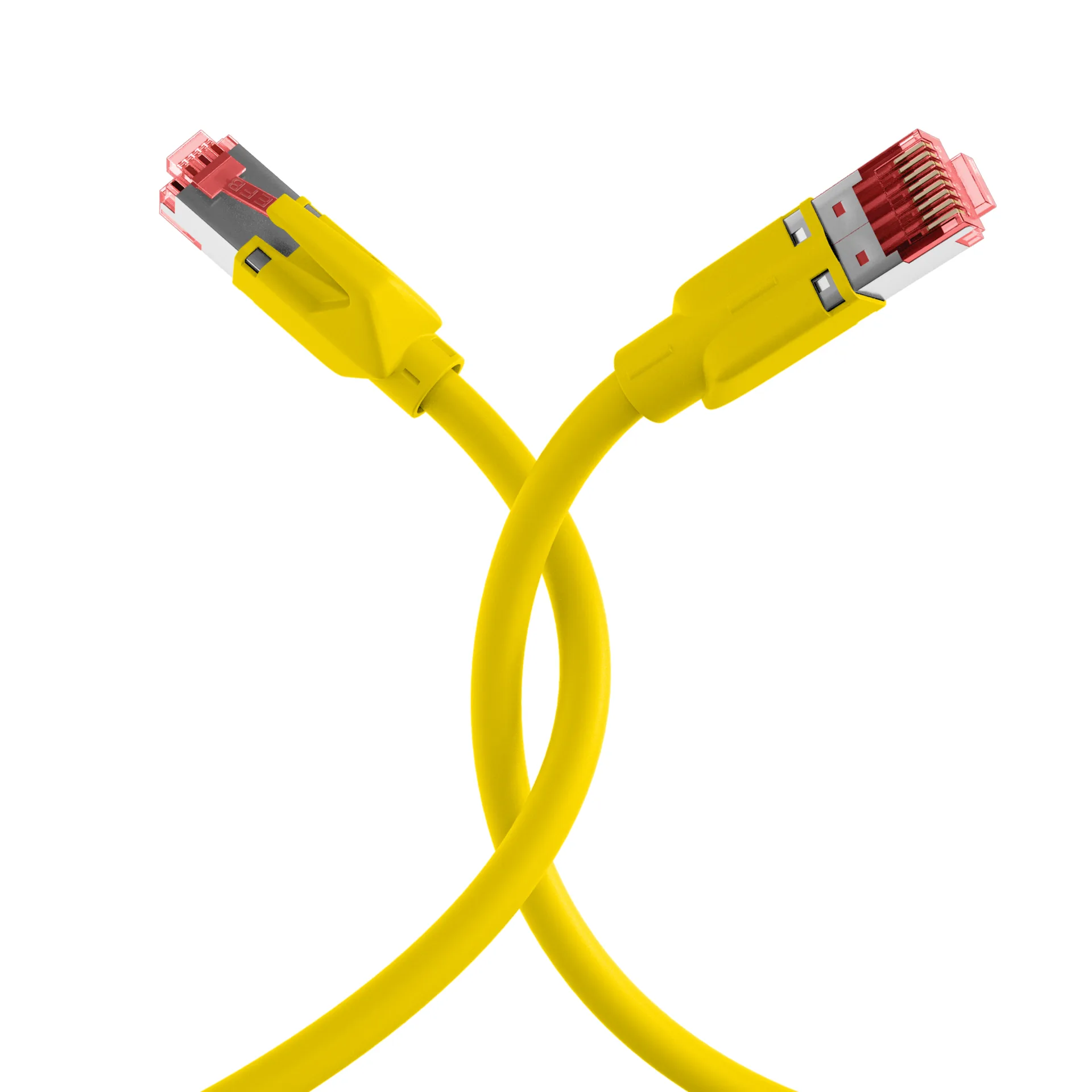 RJ45 Patchkabel Cat.5e S/UTP PUR TM21 schleppfähig gelb 5m – Ansicht 4