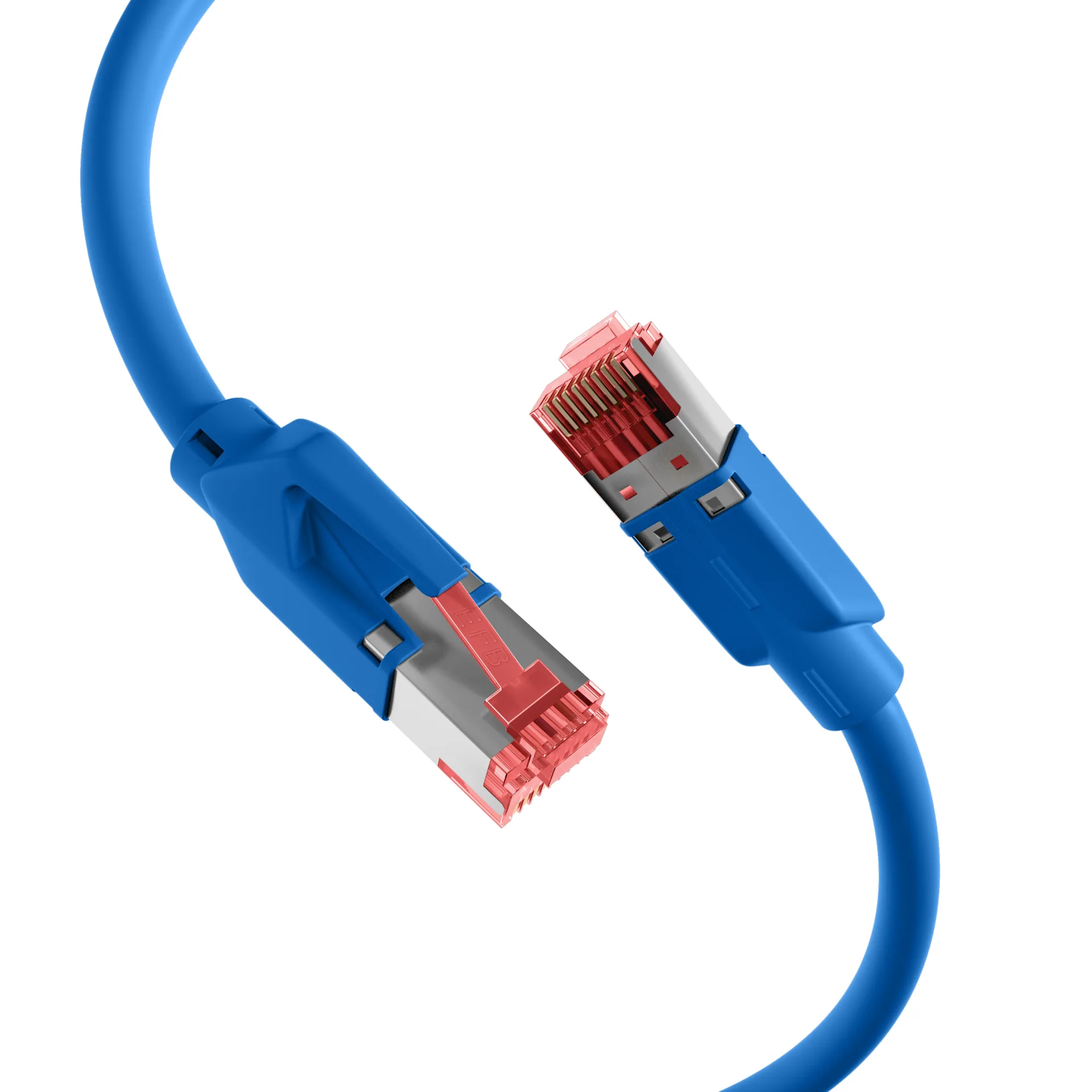 RJ45 Patchkabel Cat.6A S/FTP LSZH Draka UC900 TM21 blau 5m – Ansicht 2