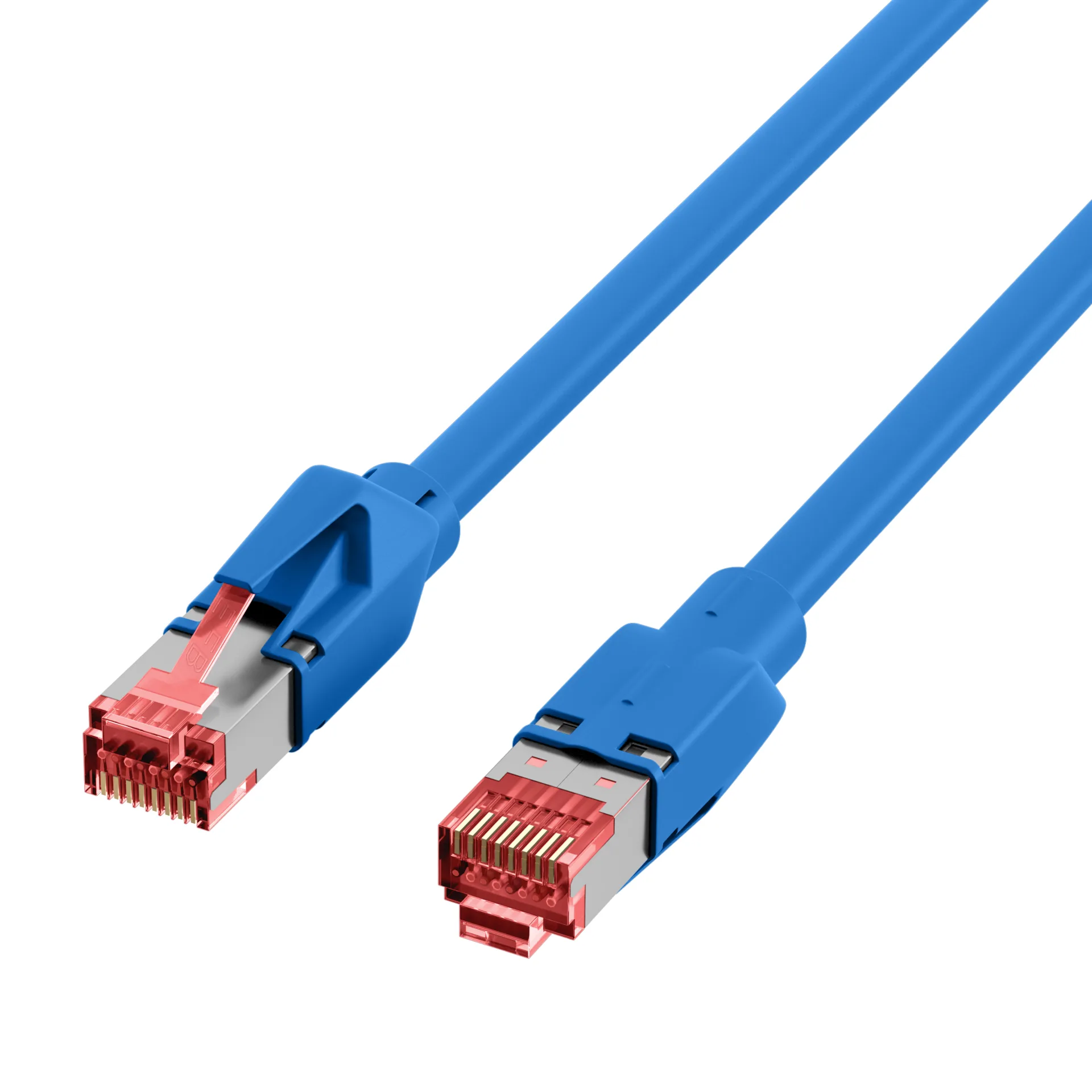 RJ45 Patchkabel Cat.6A S/FTP LSZH Draka UC900 TM21 blau 5m – Ansicht 3