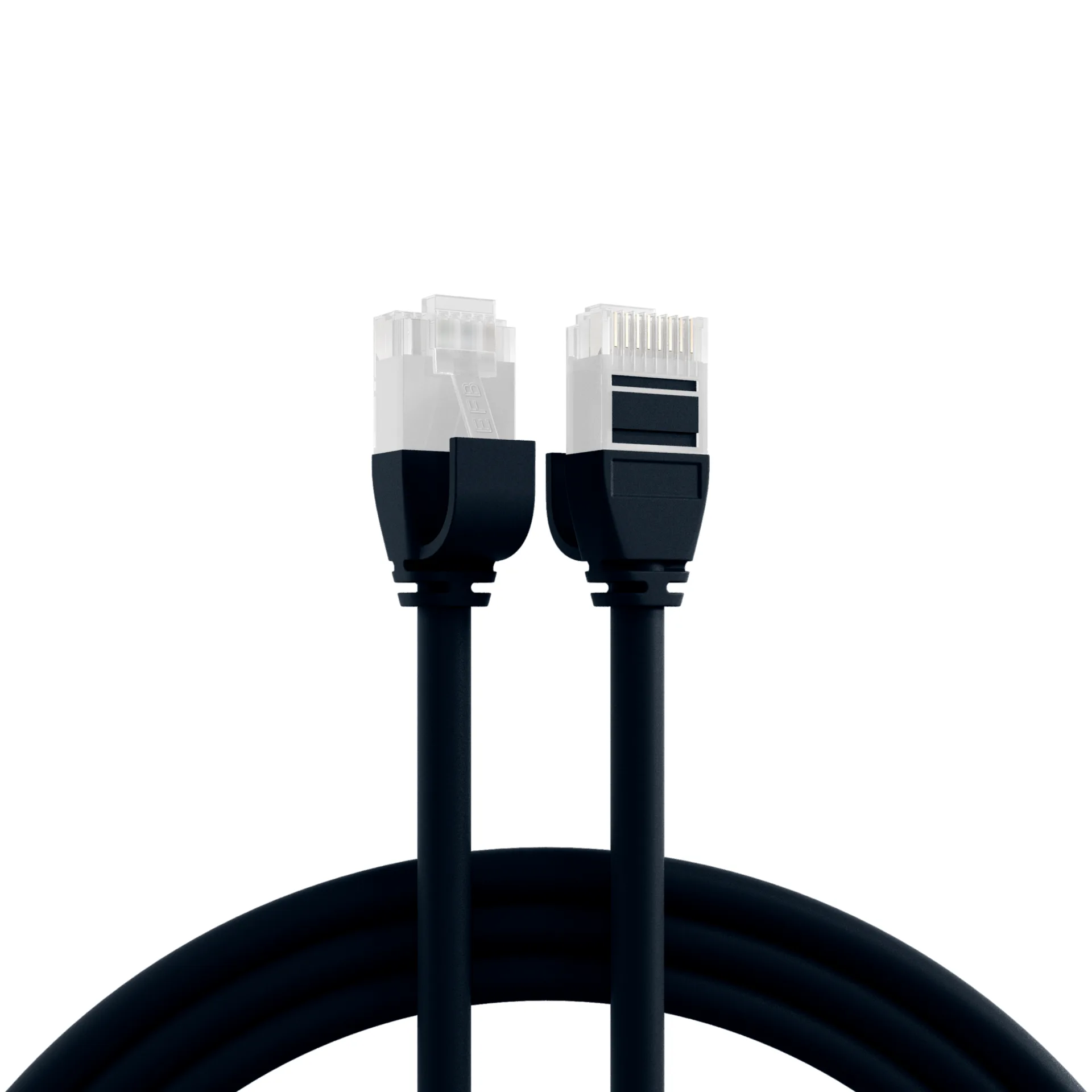 RJ45 Patchkabel Cat.6A U/UTP TPE 3,6mm ultraflex schwarz 5m