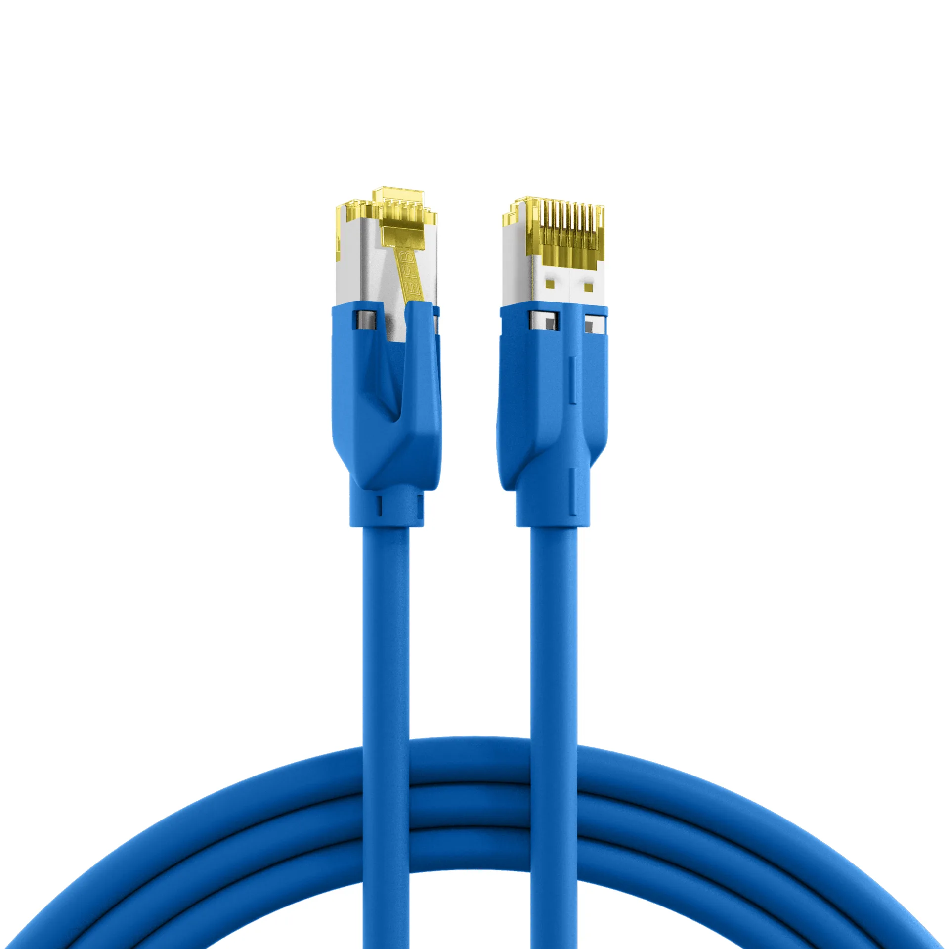 RJ45 Patchkabel Cat.6A S/FTP LSZH Dätwyler 7702 TM31 blau 5m