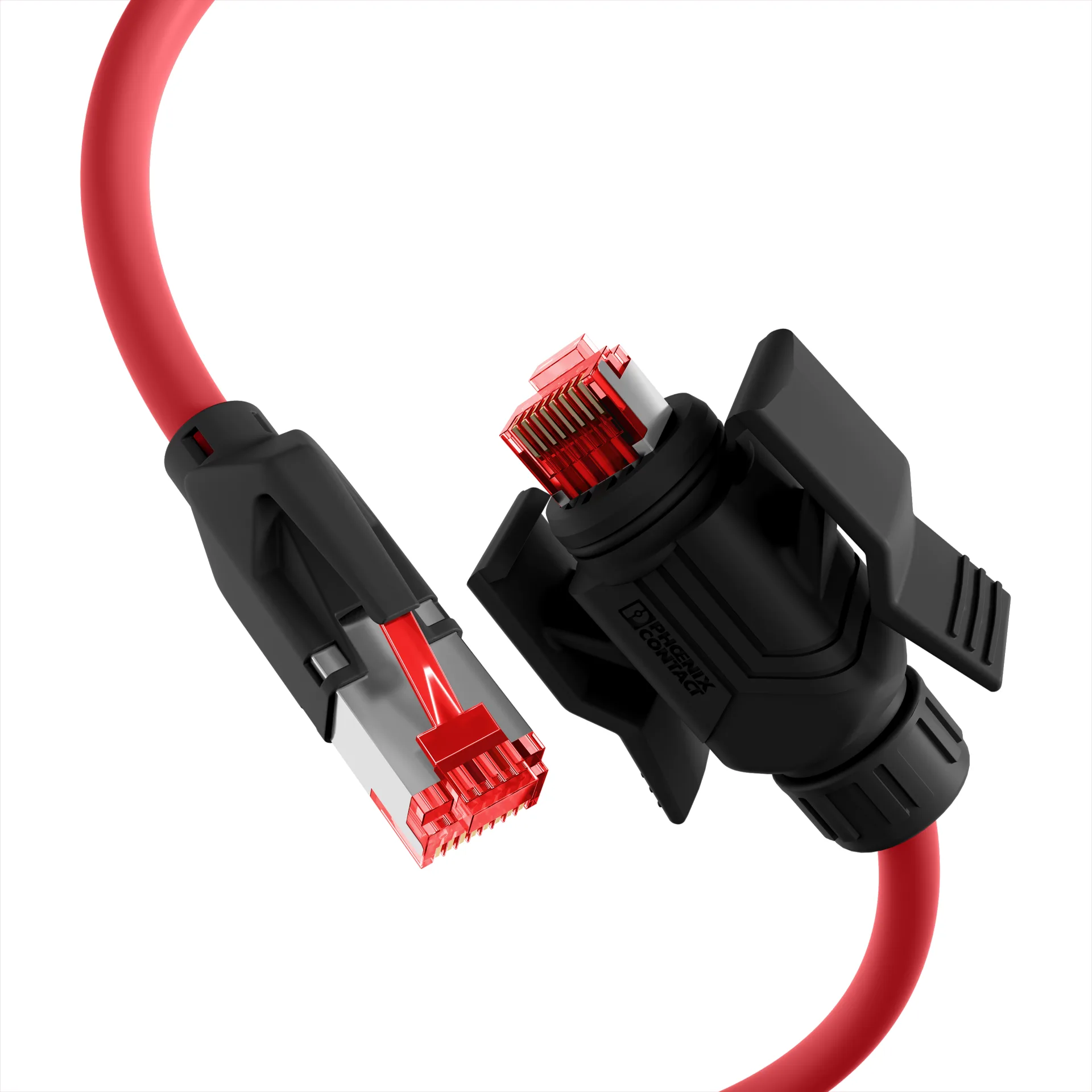 RJ45 Patchkabel Cat. 6A S/FTP PUR TM21 1xIP67 für 53730.1V2