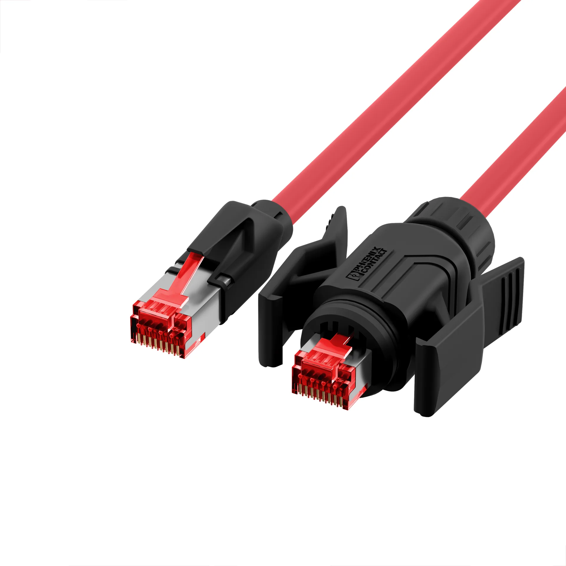 RJ45 Patchkabel Cat. 6A S/FTP PUR TM21 1xIP67 für 53730.1V2 5m – Ansicht 3