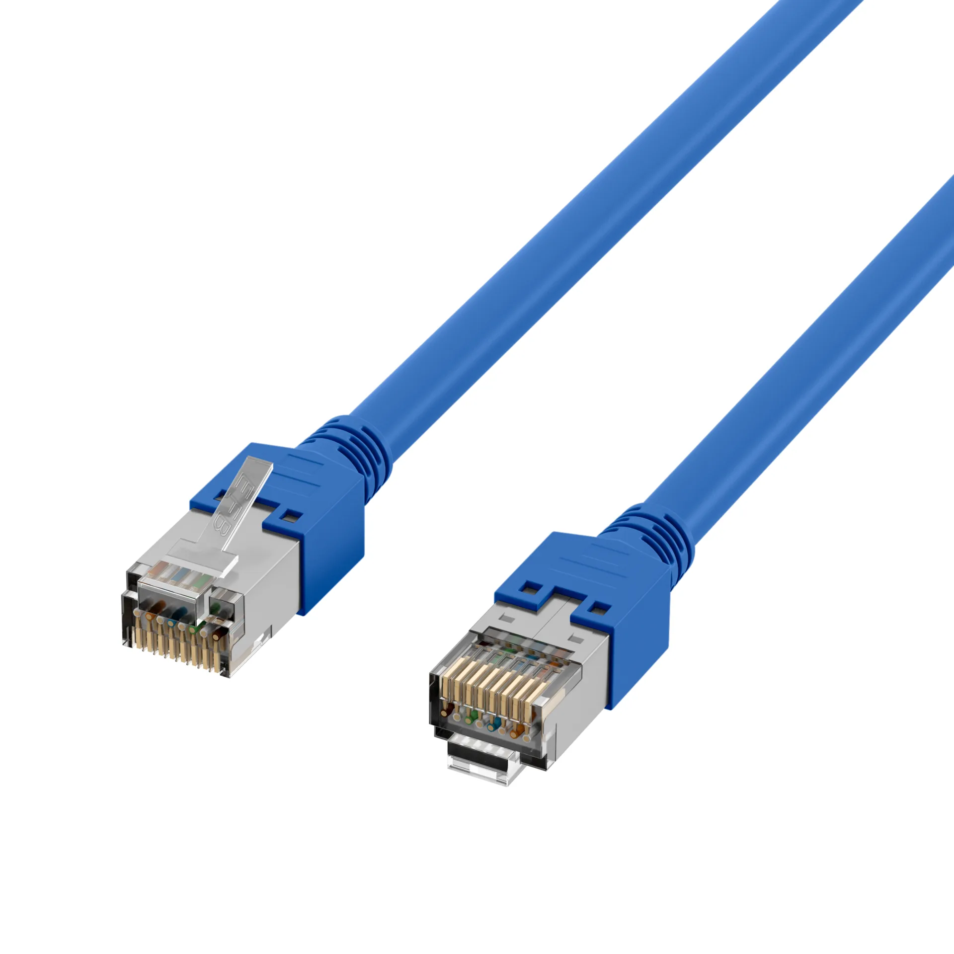 RJ45 Patchkabel Cat.5e S/UTP PVC Dätwyler 5502 TM11 blau 5m – Ansicht 3