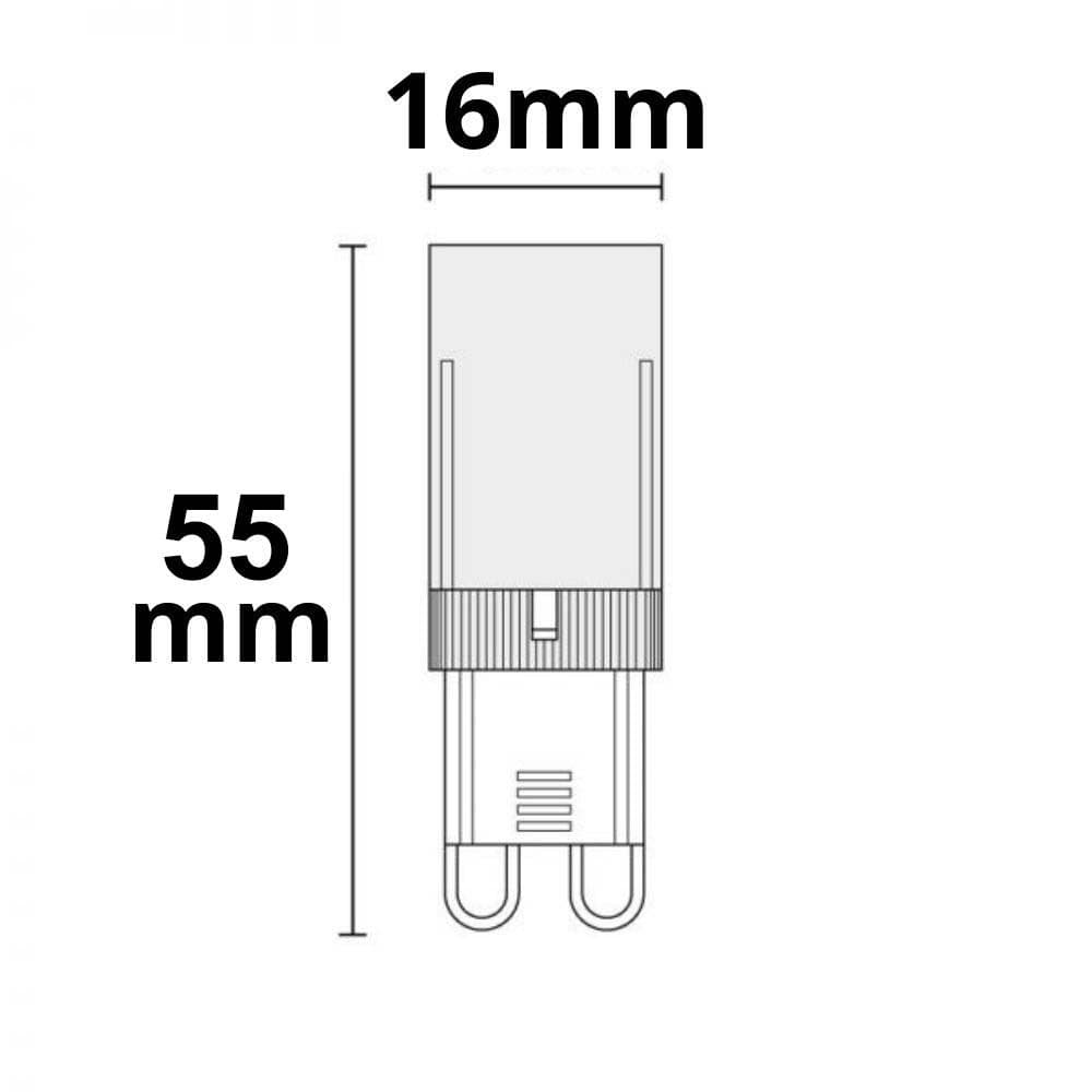 G9 LED 32SMD, 3,5W, warmweiß