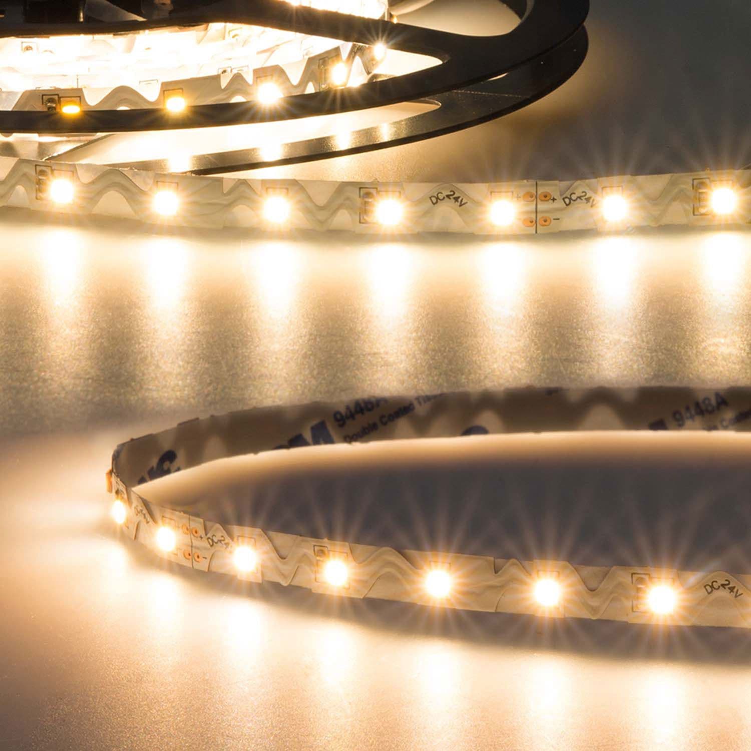 LED CRI927 Flexband Curve, 24V 12W, IP20, 2700K, für Winkel und Ecken, 5m Rolle, 60 LED/m