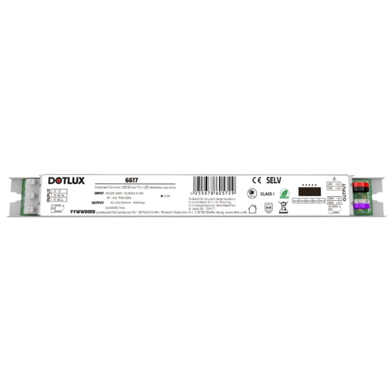 DOTLUX LED-Netzteil max.40W 1-10V dimmbar 250-800mA