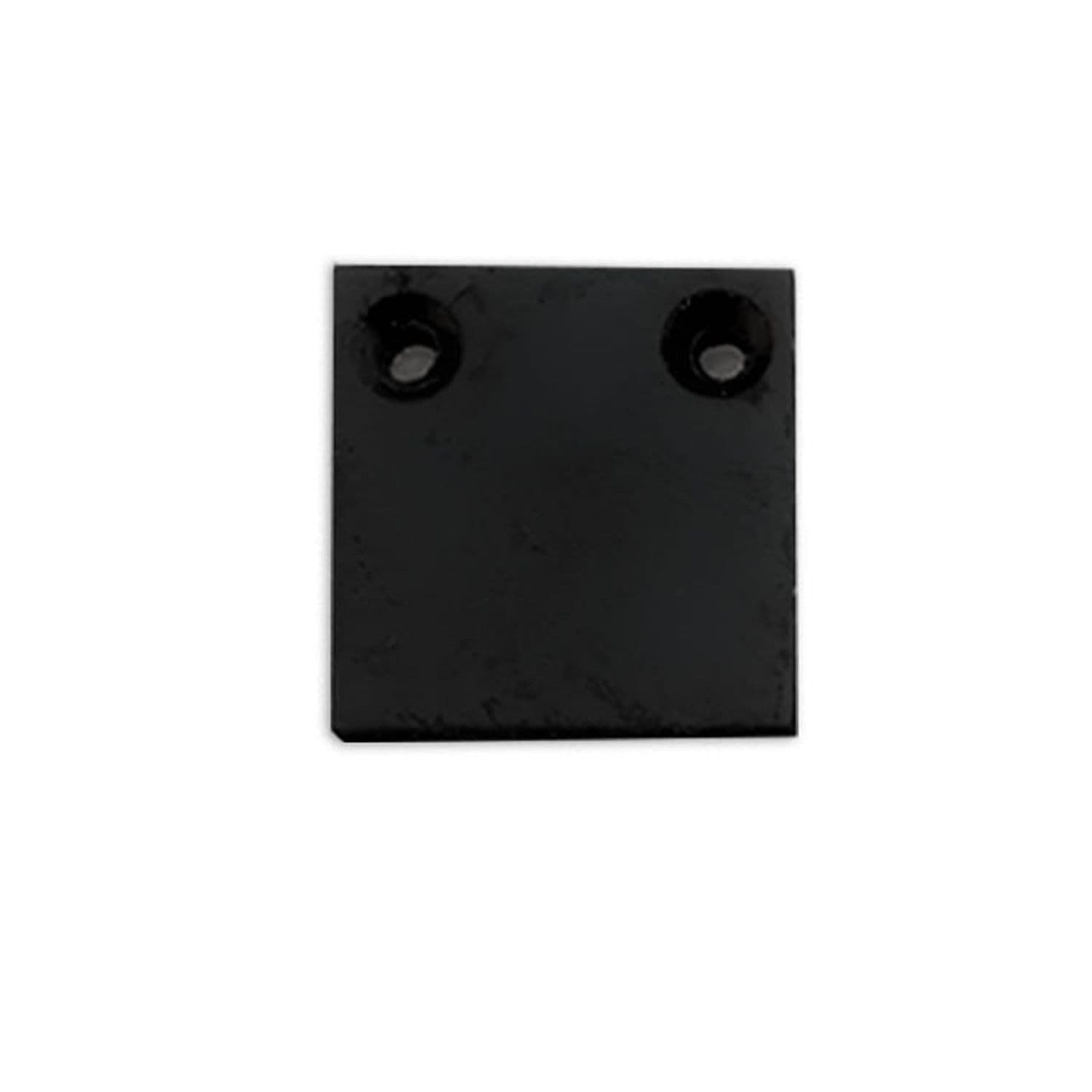 Endkappe Alu EC132 für Curtain10 ONE FLAT, 2 Stück, schwarz