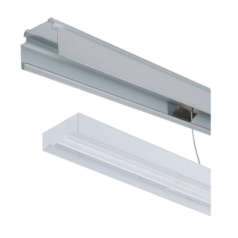 DOTLUX LED-Leuchteneinsatz LINEAlock 1437mm 25-75W 4000K dimmbar 1-10V 90*110° mit Notlichtbaustein