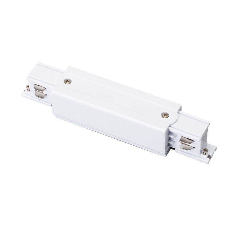 DOTLUX 3 Phasen-Verbinder, gerade mit Mitteleinspeisung, weiss