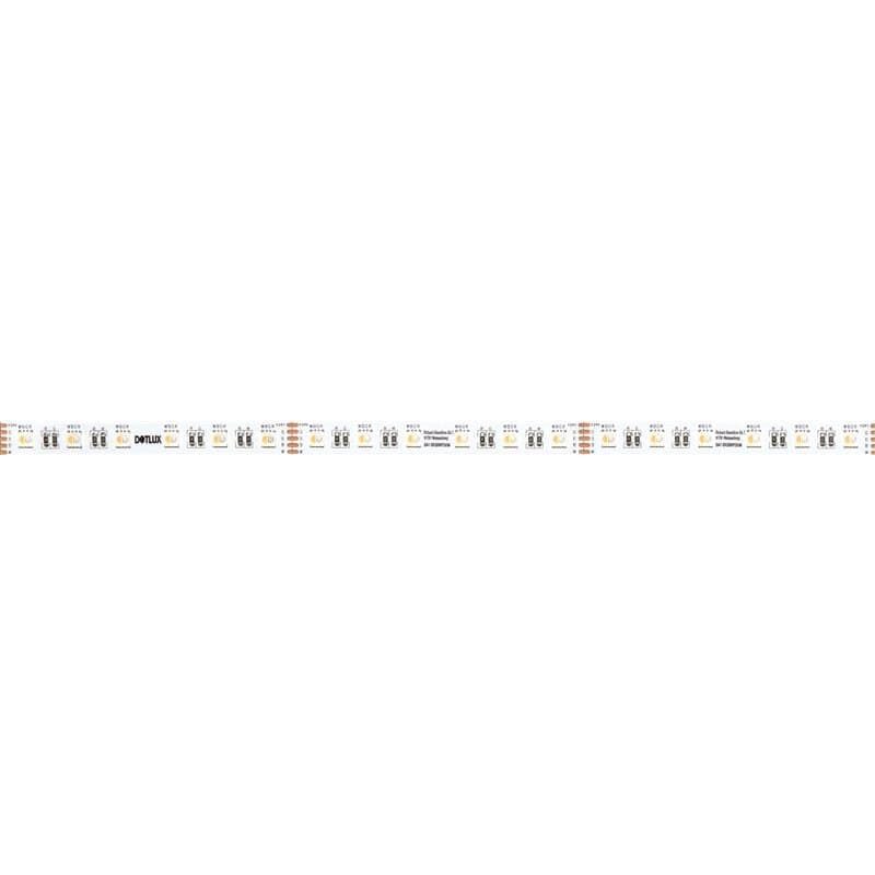 DOTLUX LED-Streifen 144W 12mm RGBW IP20 5m-Rolle inkl. 50cm Anschlusskabel beidseitig
