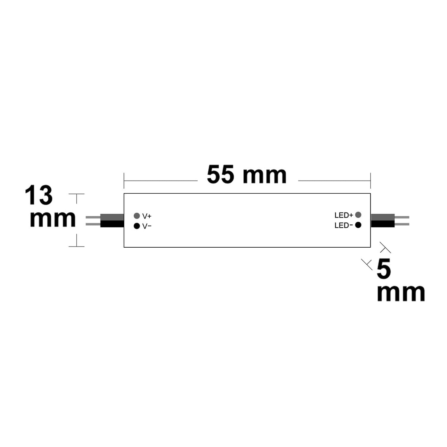 LED Soft-On Multi-PWM-Dimmer, 1 Kanal, 12-24V DC 6A