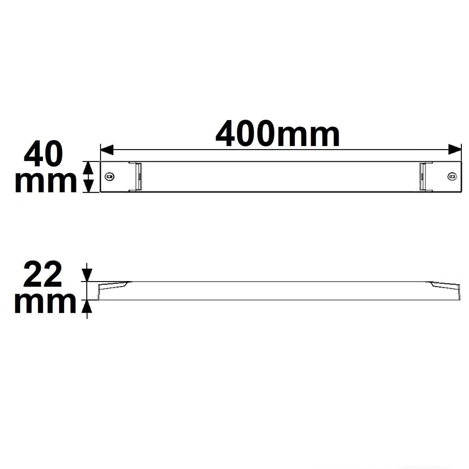 LED PWM-Trafo 24V/DC, 0-250W, Push/DALI-2 dimmbar, SELV, flach