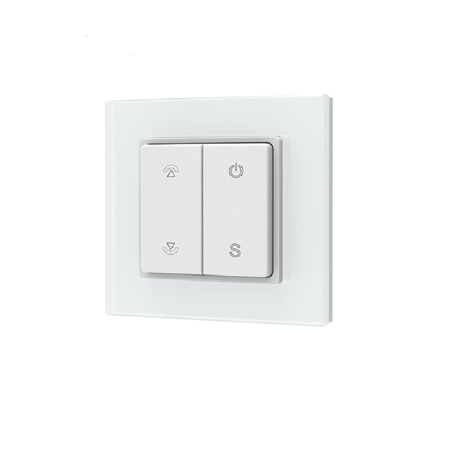 Sys-Pro Single Color 1 Zone Aufputz-Tast-Fernbedienung mit 1 Szenenspeicher und Batterie