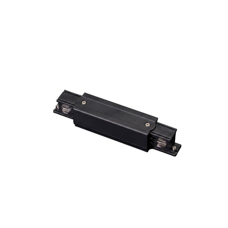 DOTLUX 3 Phasen-Verbinder, gerade mit Mitteleinspeisung, schwarz