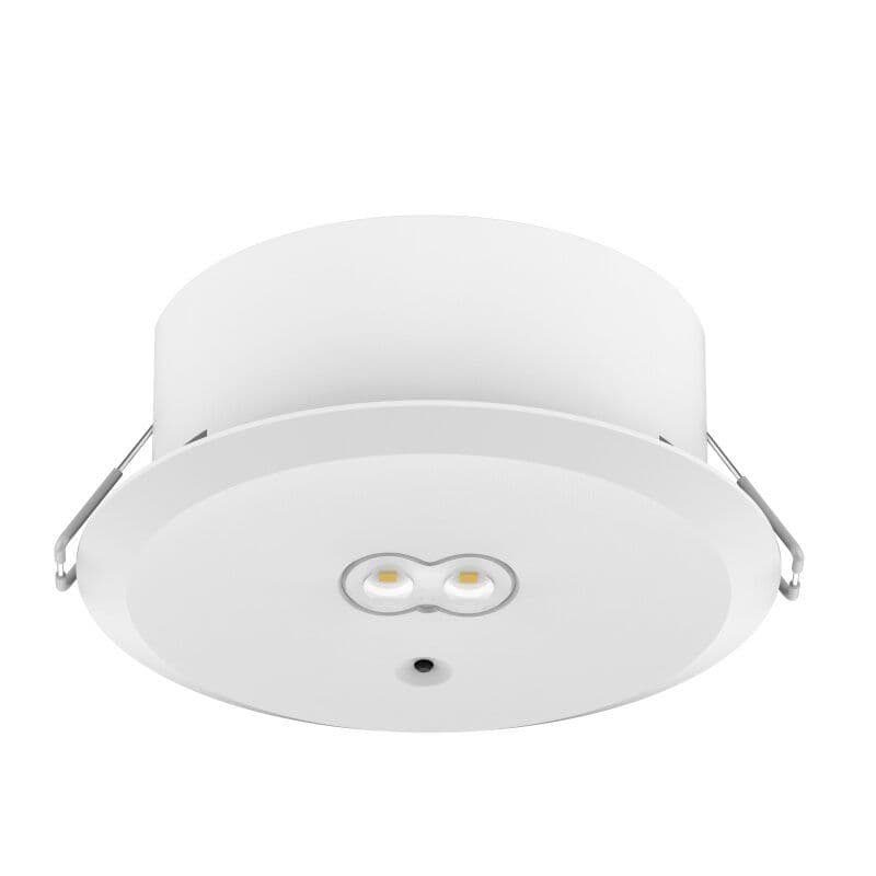 DOTLUX LED-Sicherheitsleuchte EXITtop mit Selbsttest inkl. 2 austauschbaren Linsen weiß 3h