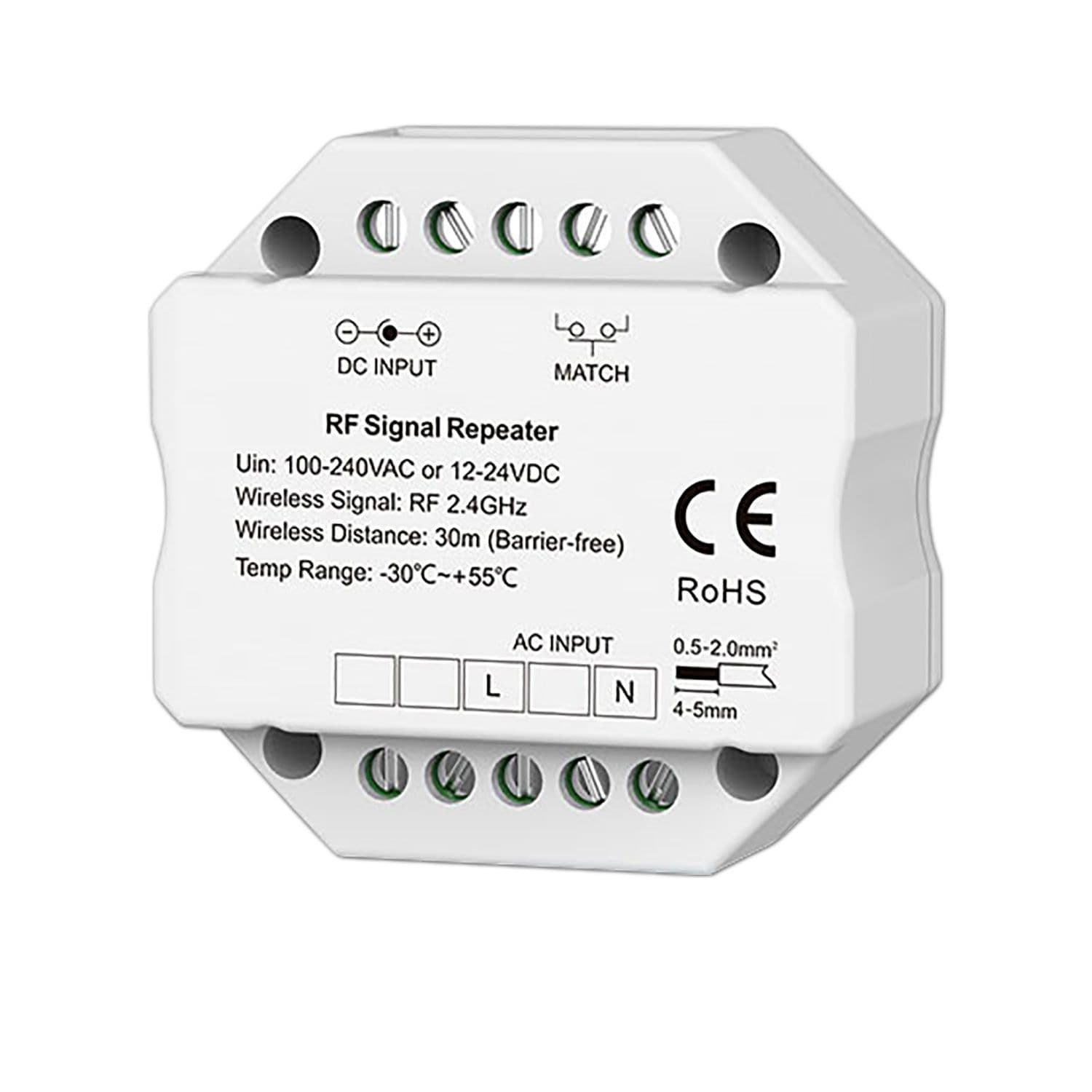 Sys-Pro Mesh Signal Repeater, max. 30m, 12-24V DC / 100-240V AC