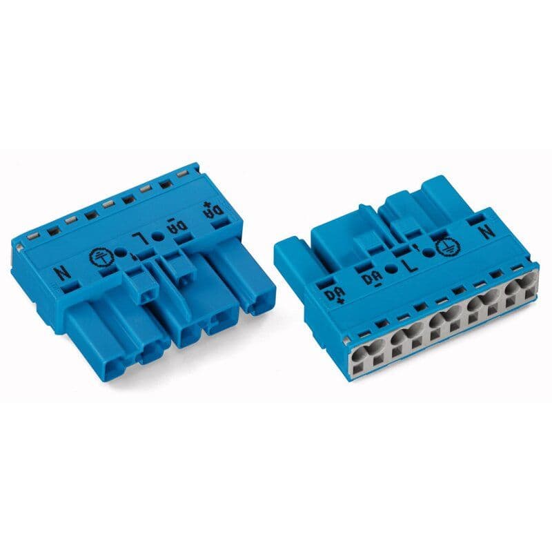 WAGO 770-1115 Ausgang Stecker blau, ohne Zugentlastungsgehäuse Ausgang für LINEA DALI