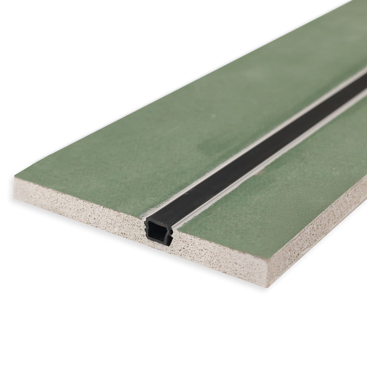 Plaster 10 One Gipskarton-Feuchtraumplatte 12.5mm, mit Profileinsatz inkl. Schutzcover, 200cm