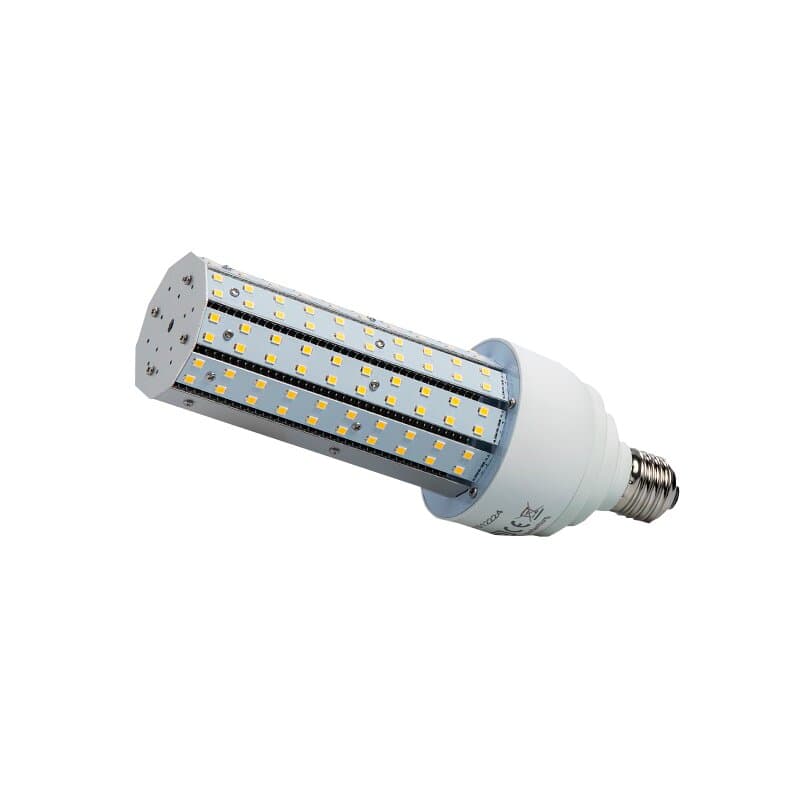DOTLUX LED-Straßenlampe RETROFITastrodim E27 18 Watt warmweiß 135 SMD 2835 LED's einseitig abstrahlend 270°