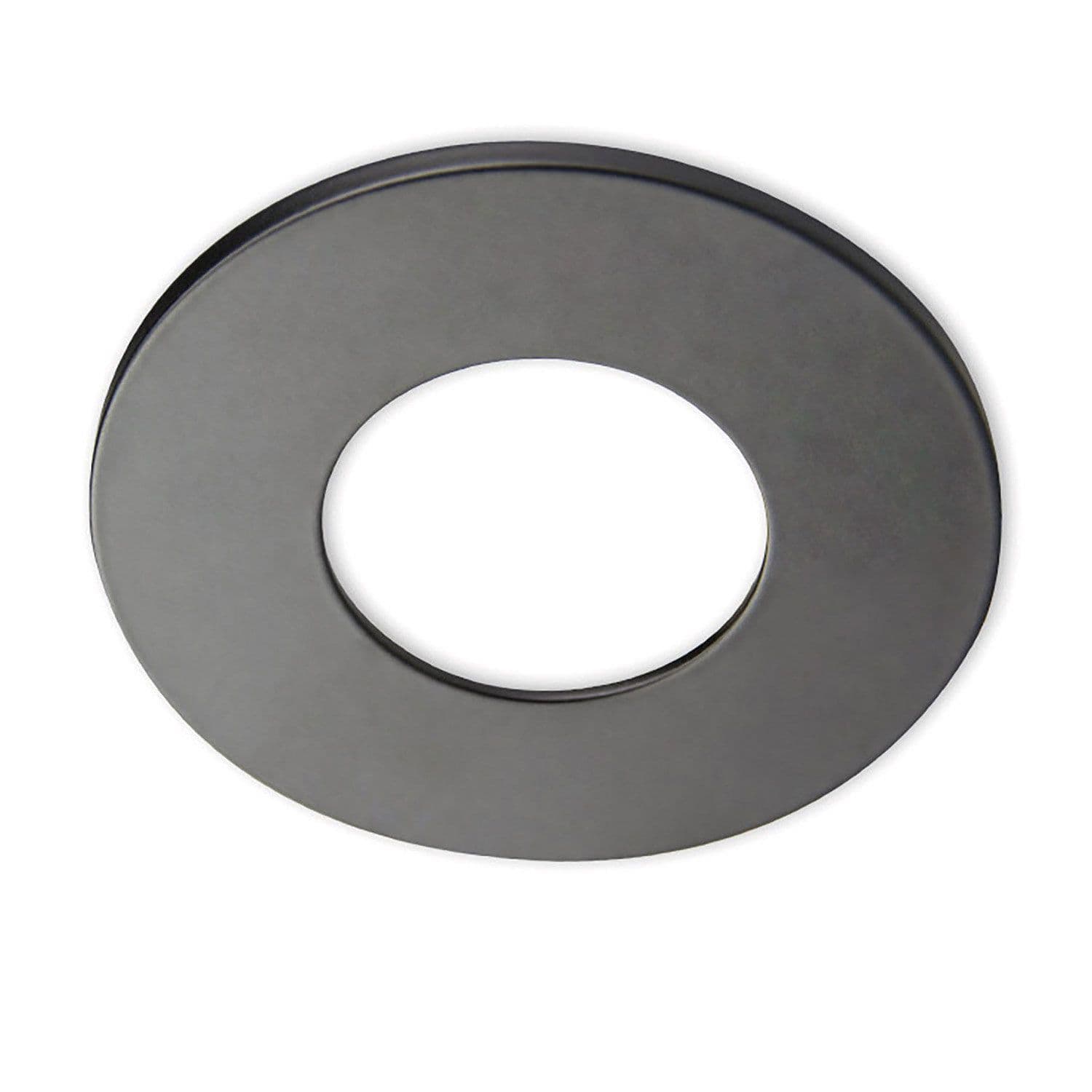 Cover Aluminium rund schwarz matt für Sys-68