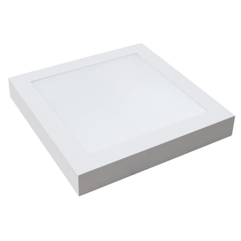 DOTLUX LED-Aufbauleuchte PANELbig-ugr 325x325mm max. 20W COLORselect POWERselect mit 4poligem Stecker für HCL inkl. Netzteil