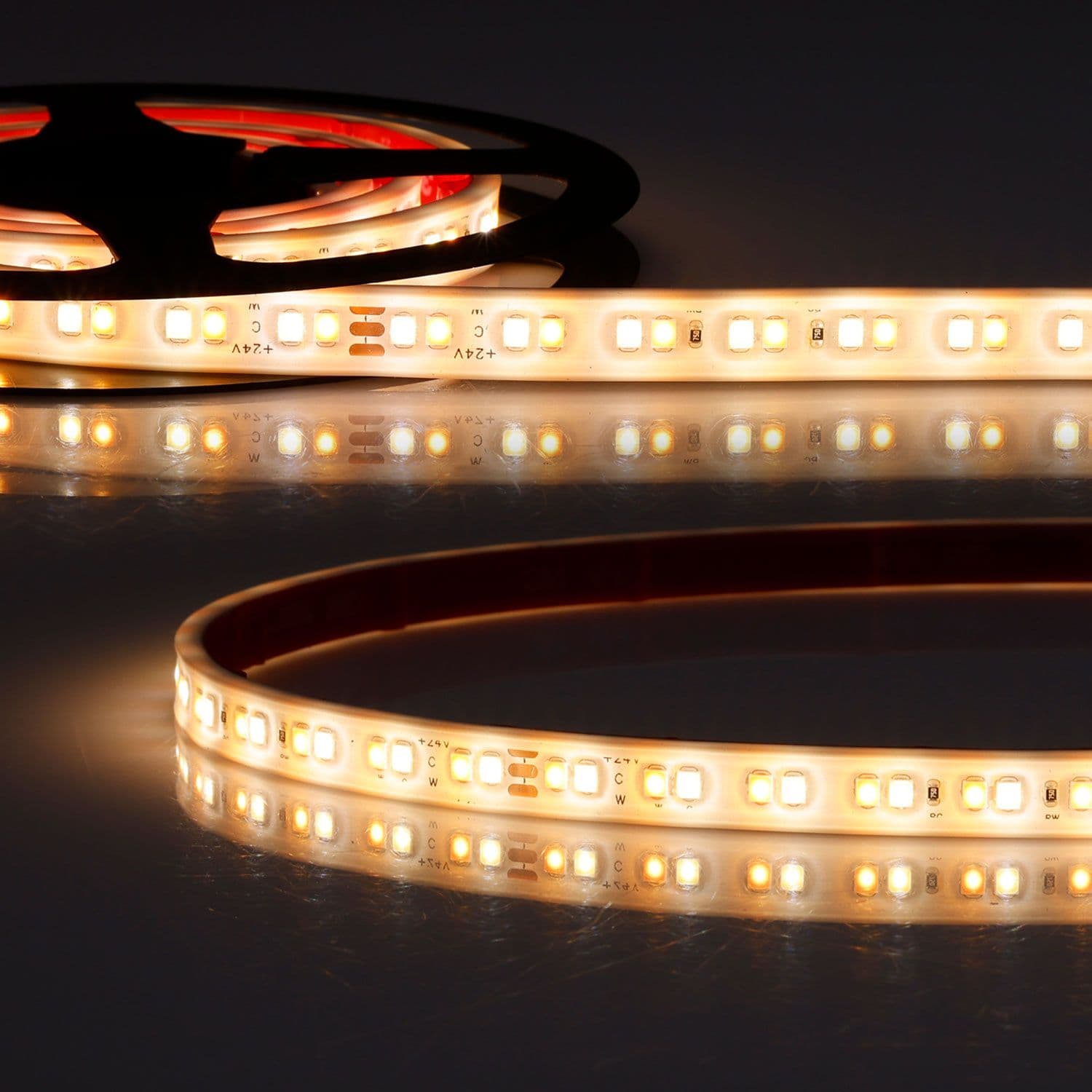 LED AQUA918/940 Linear CCT Flexband, 24V DC, 7W ww + 7 W kw, IP68, 5m Rolle, 160LED/m