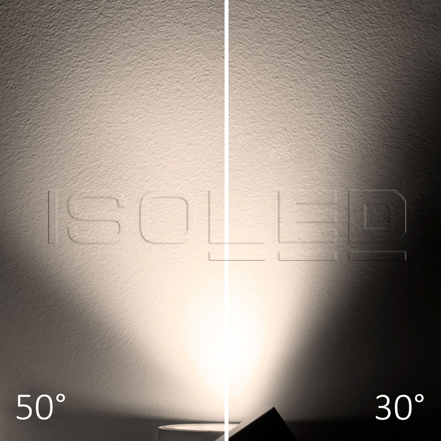 3-Phasen Schienenstrahler fokussierbar, 35W, 30°-50°, weiß matt, 3000K, CRI92