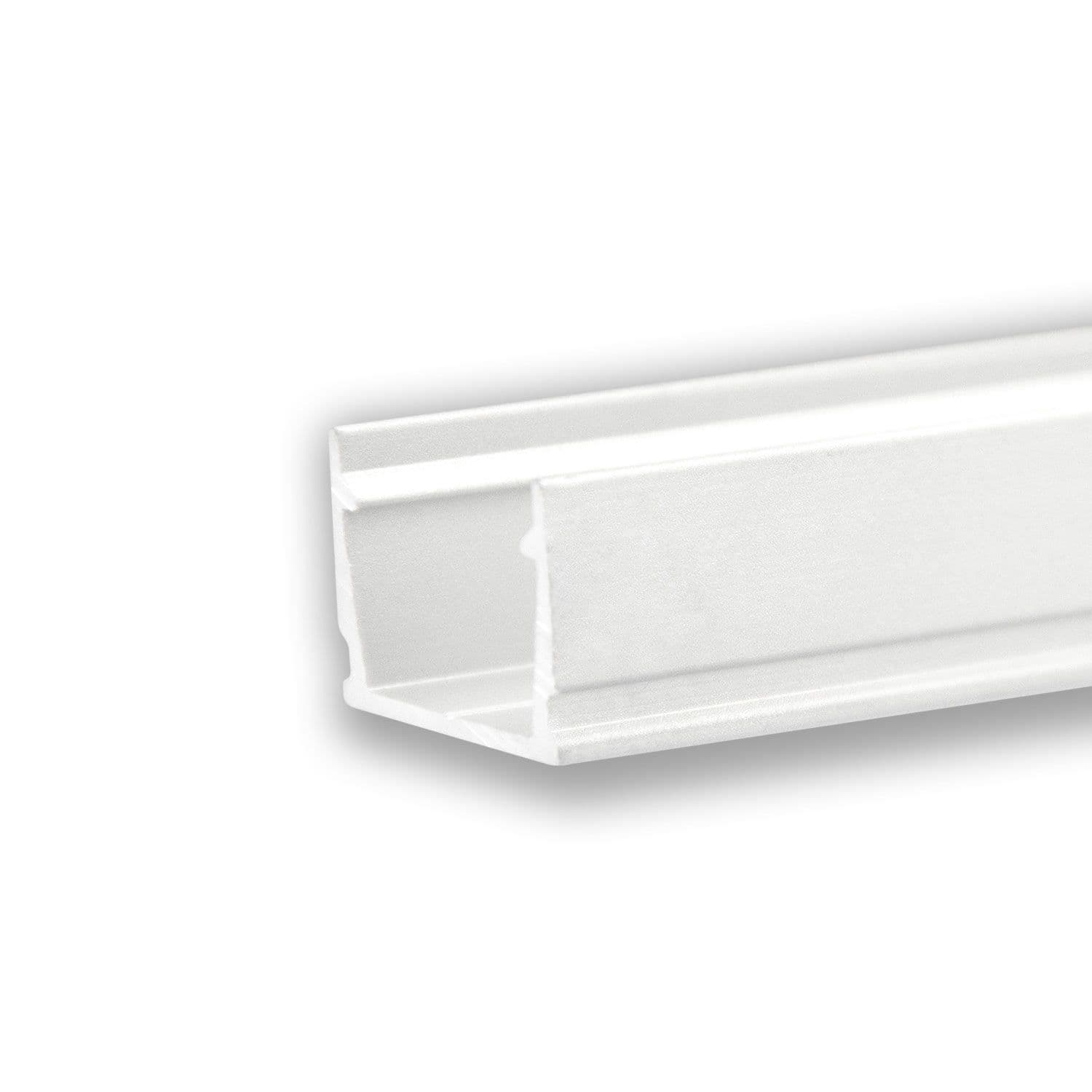 LED Aufbauprofil SURF10 Aluminium weiß RAL 9010, 300cm