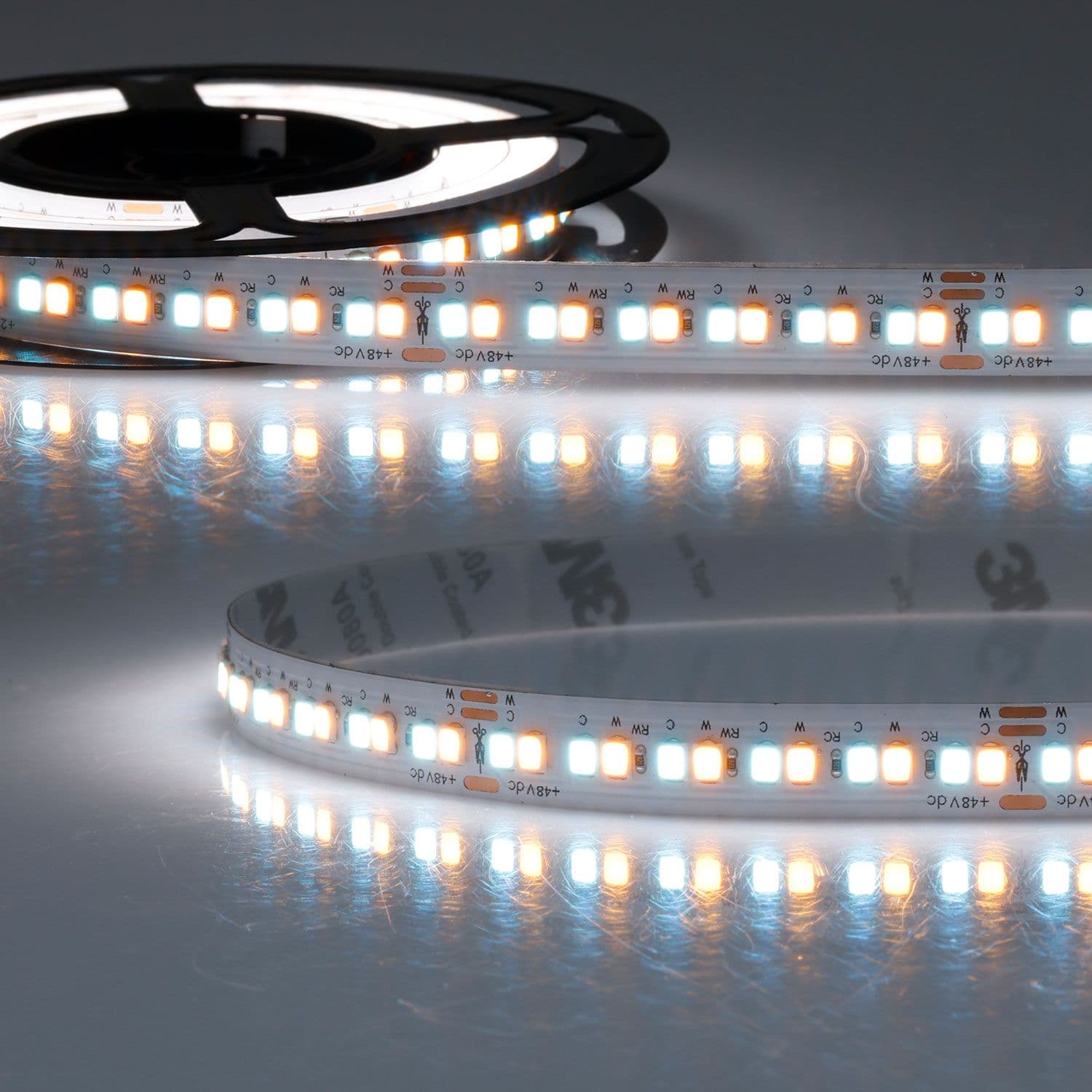 LED CCC Amber + SkyBlue Flexband, 10+10W, 10m Rolle, 48V, IP20