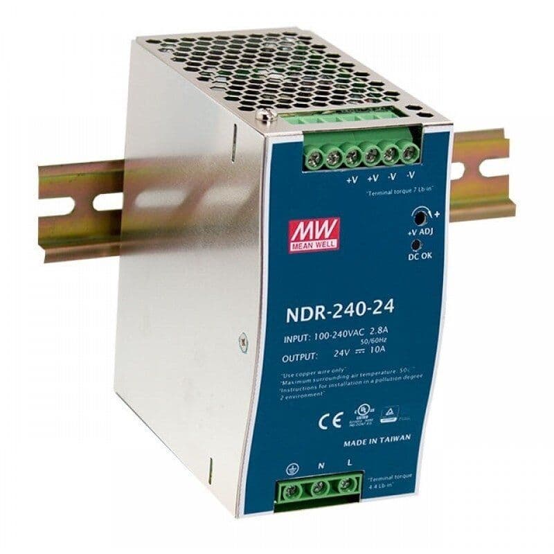 LED-Netzteil CV 24V/DC 240W 10A IP20 für DIN-Schienenmontage